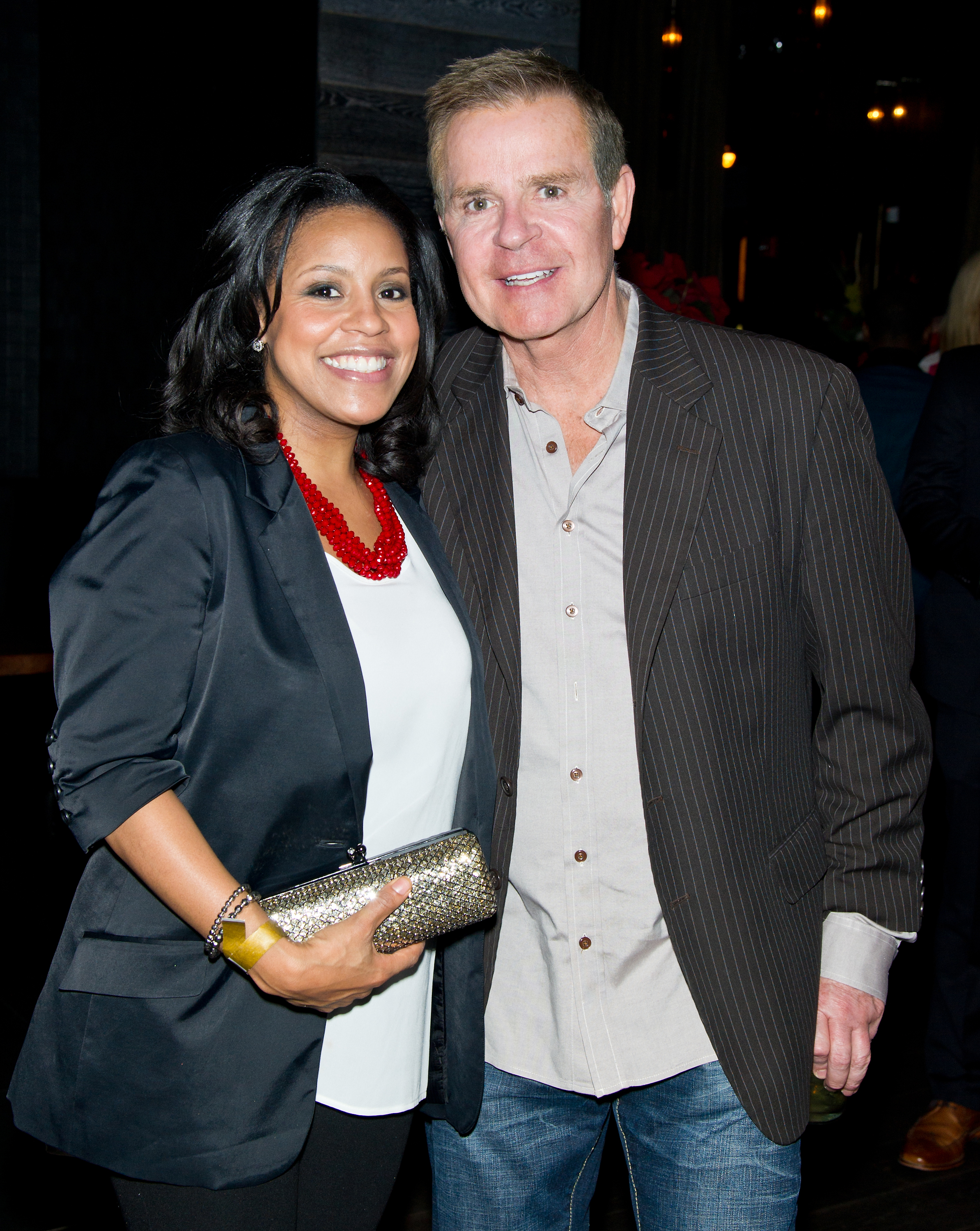 Fox 29 "Good Day" Philadelphia anchors Sheinelle Jones and Mike Jerrick attend An Evening With 7 in Philadelphia City, on January 7, 2013 | Source: Getty Images