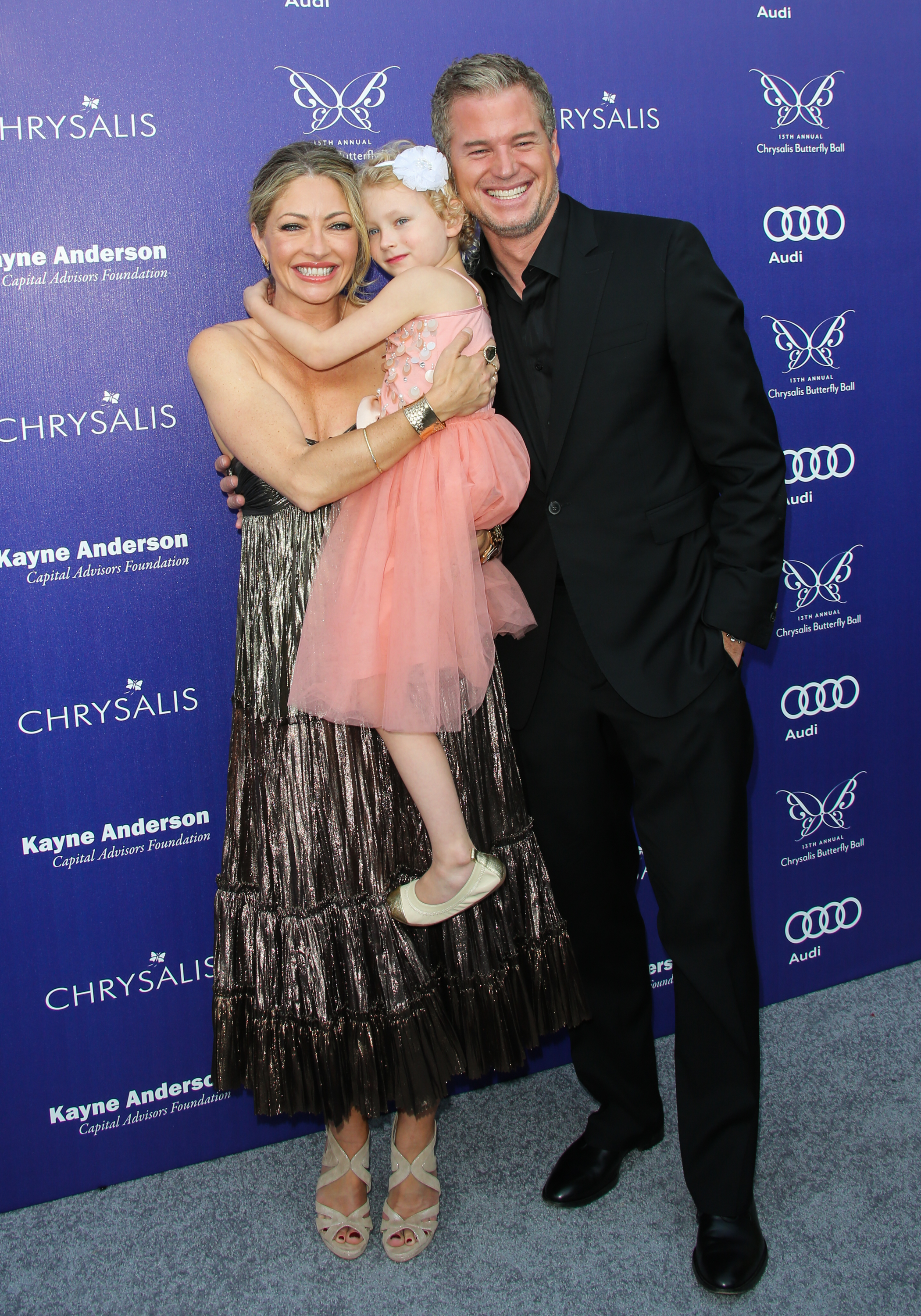 Rebecca Gayheart, Billie and Eric Dane attend the 13th Annual Chrysalis Butterfly Ball at a private Mandeville Canyon Estate in Los Angeles, California on June 7, 2014. | Source: Getty Images