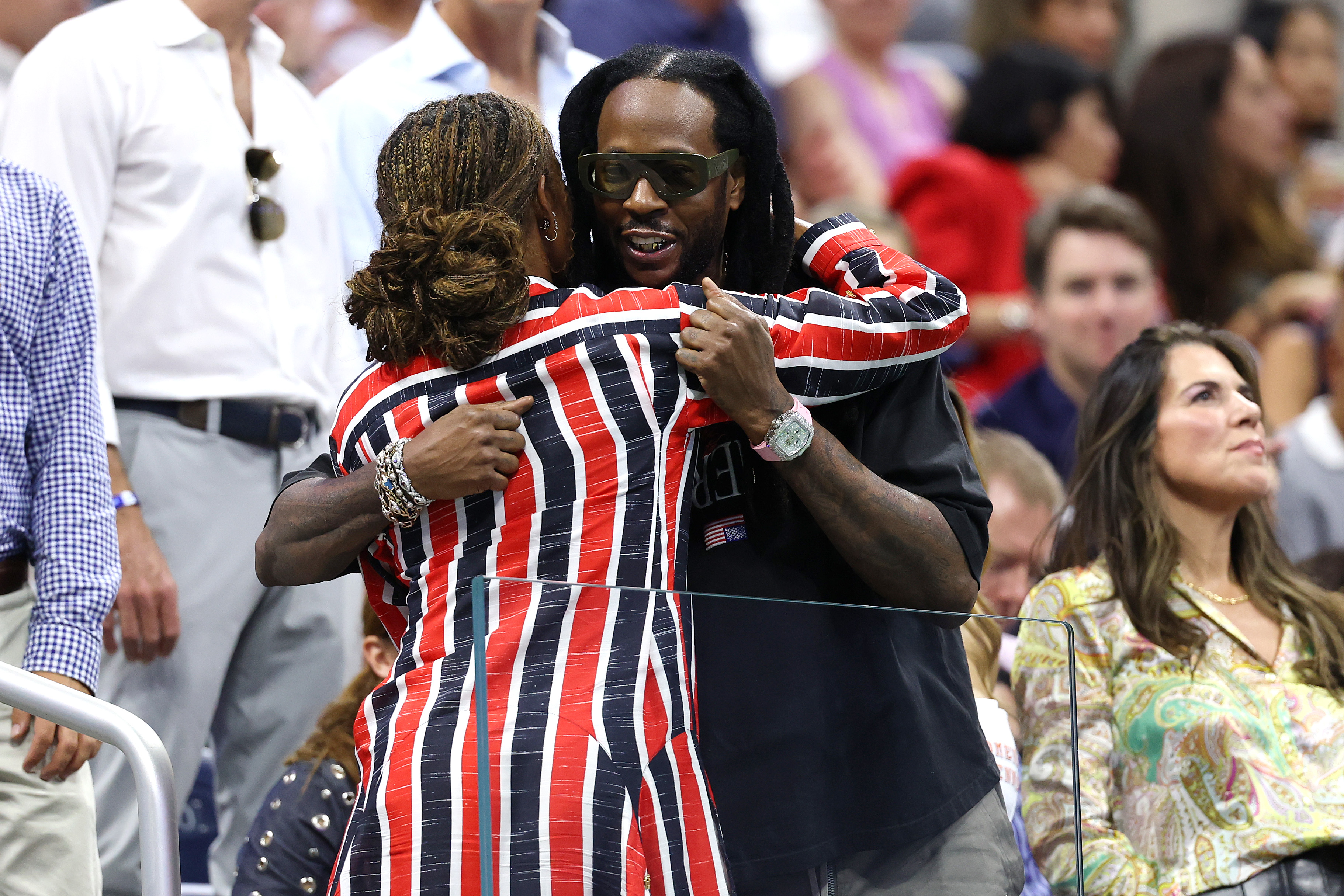 The US Open appearance also had a much more relaxed, social feel than the carefully choreographed events of her White House years. Michelle was seen warmly greeting fellow guests between matches, reinforcing how different this chapter of her public life now looks. | Source: Getty Images