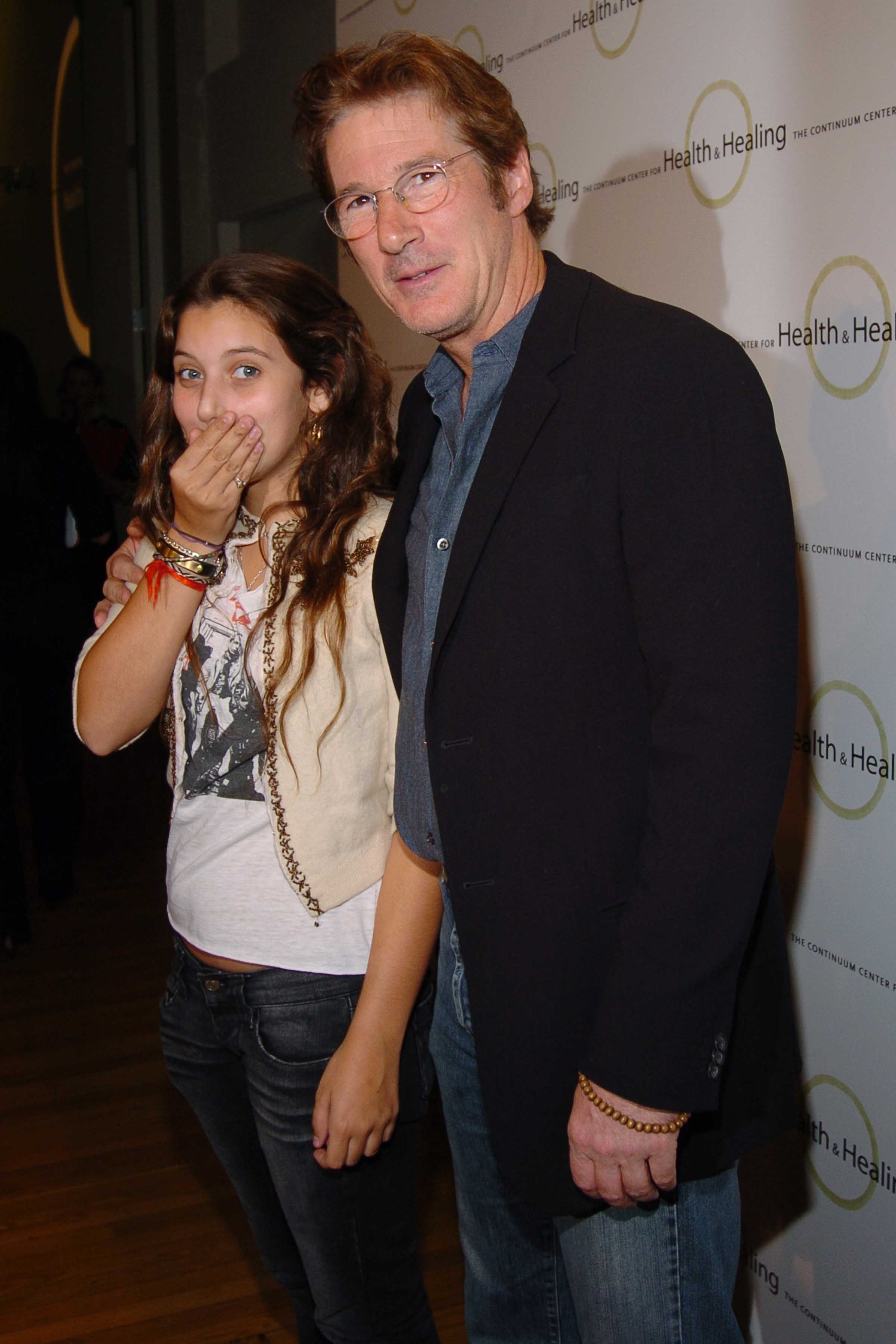 On September 27, 2005, Richard Gere was seen attending the 2005 Benefit for Continuum Center for Health and Healing with Hannah. | Source: Getty Images
