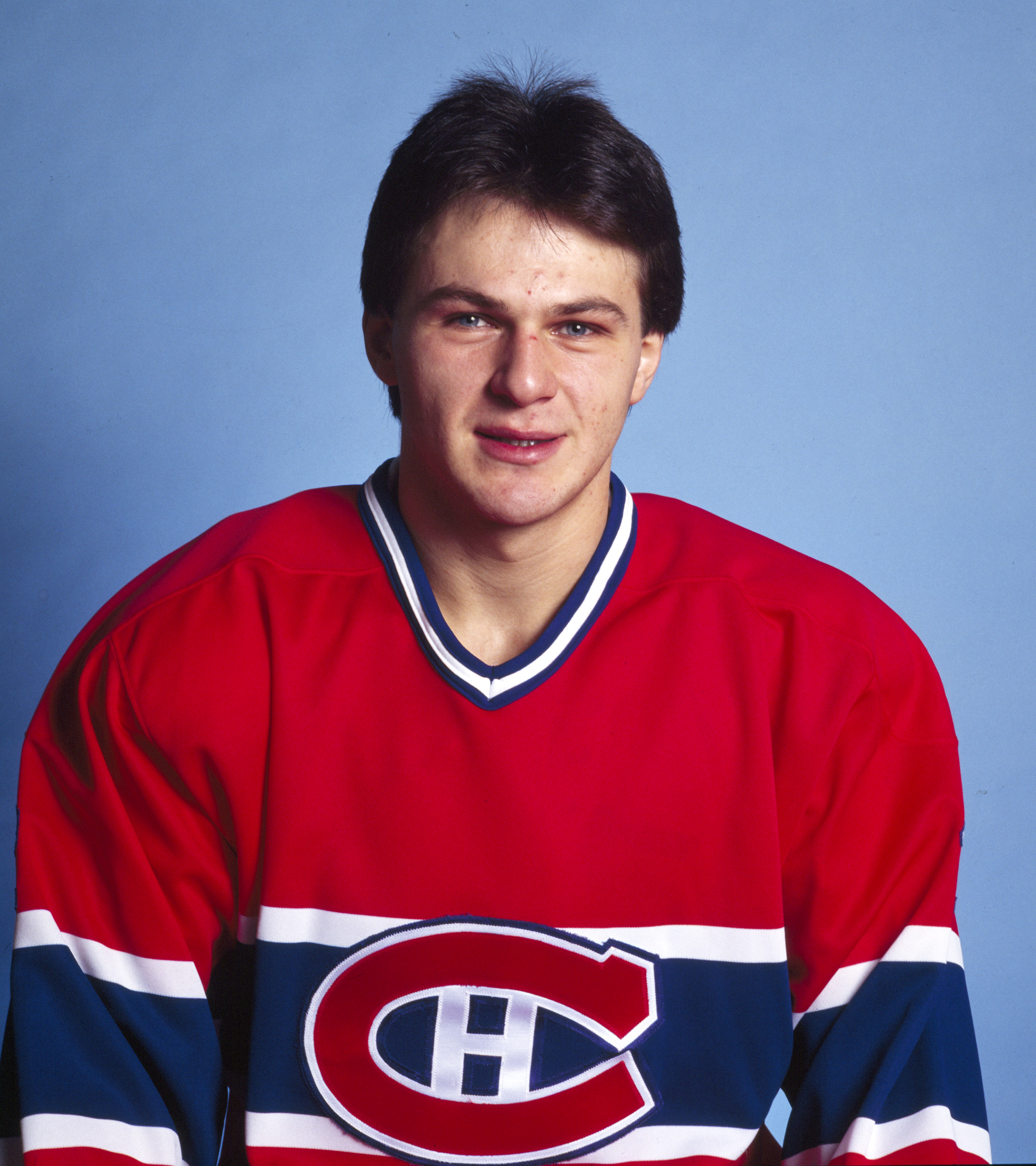Claude Lemieux #32 of the Montreal Canadiens poses for a photo at the Montreal Forum in Montreal, Quebec, Canada, Circa 1980. | Source: Getty Images