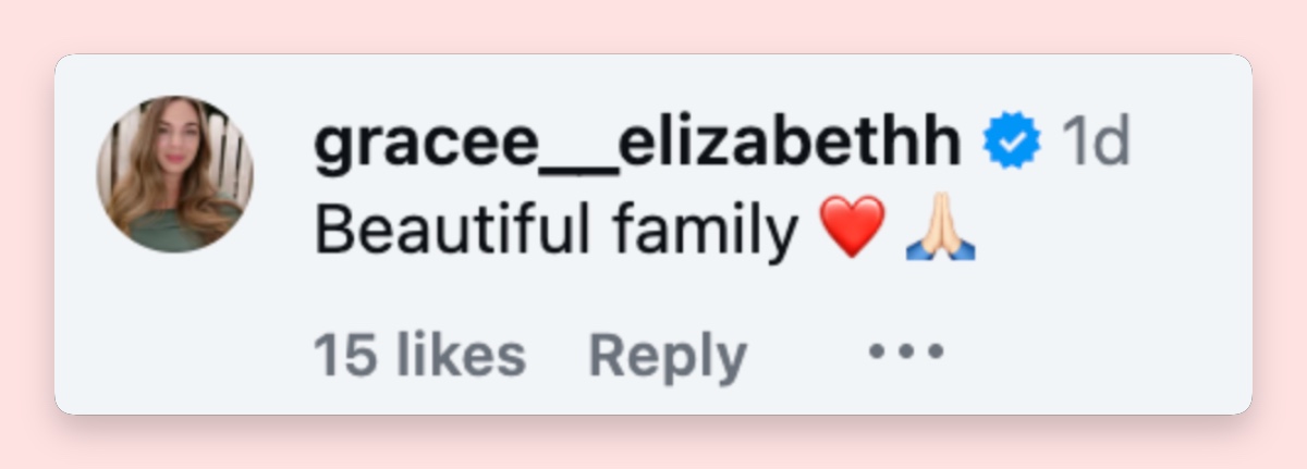 While some questioned the photographs, others focused on the heartwarming family moment Zacharia shared with her followers. | Source: Instagram @katiezacharia.