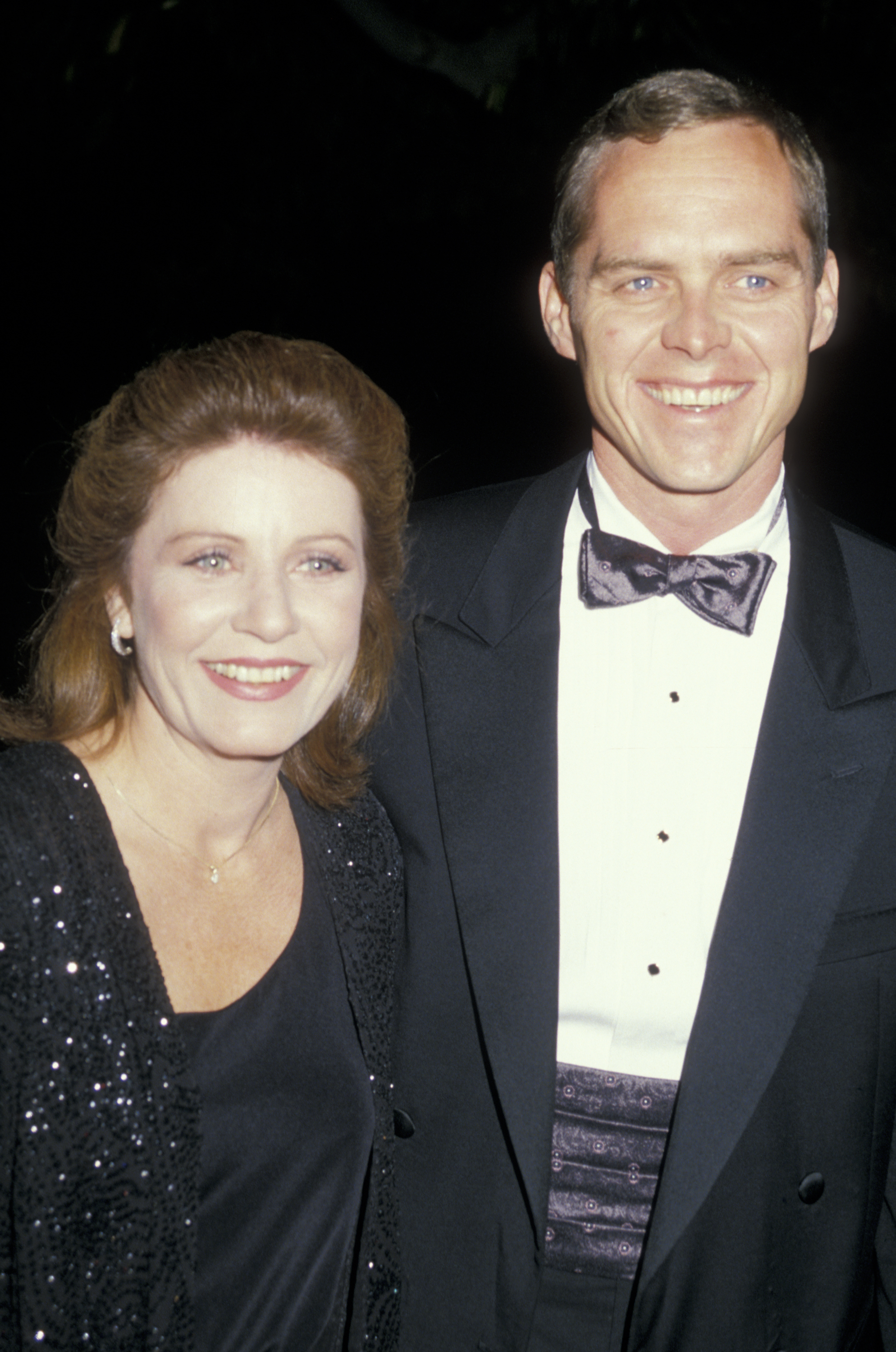 Patty Duke attended the Actor's Fund Benefit Gala with her husband, Michael Pearce, at the Beverly Hills Hotel on September 12, 1987. After marrying Duke the previous year, Pearce became another important father figure in Sean Astin's life, joining the unique circle of men who helped shape the actor's upbringing beyond questions of biological paternity.