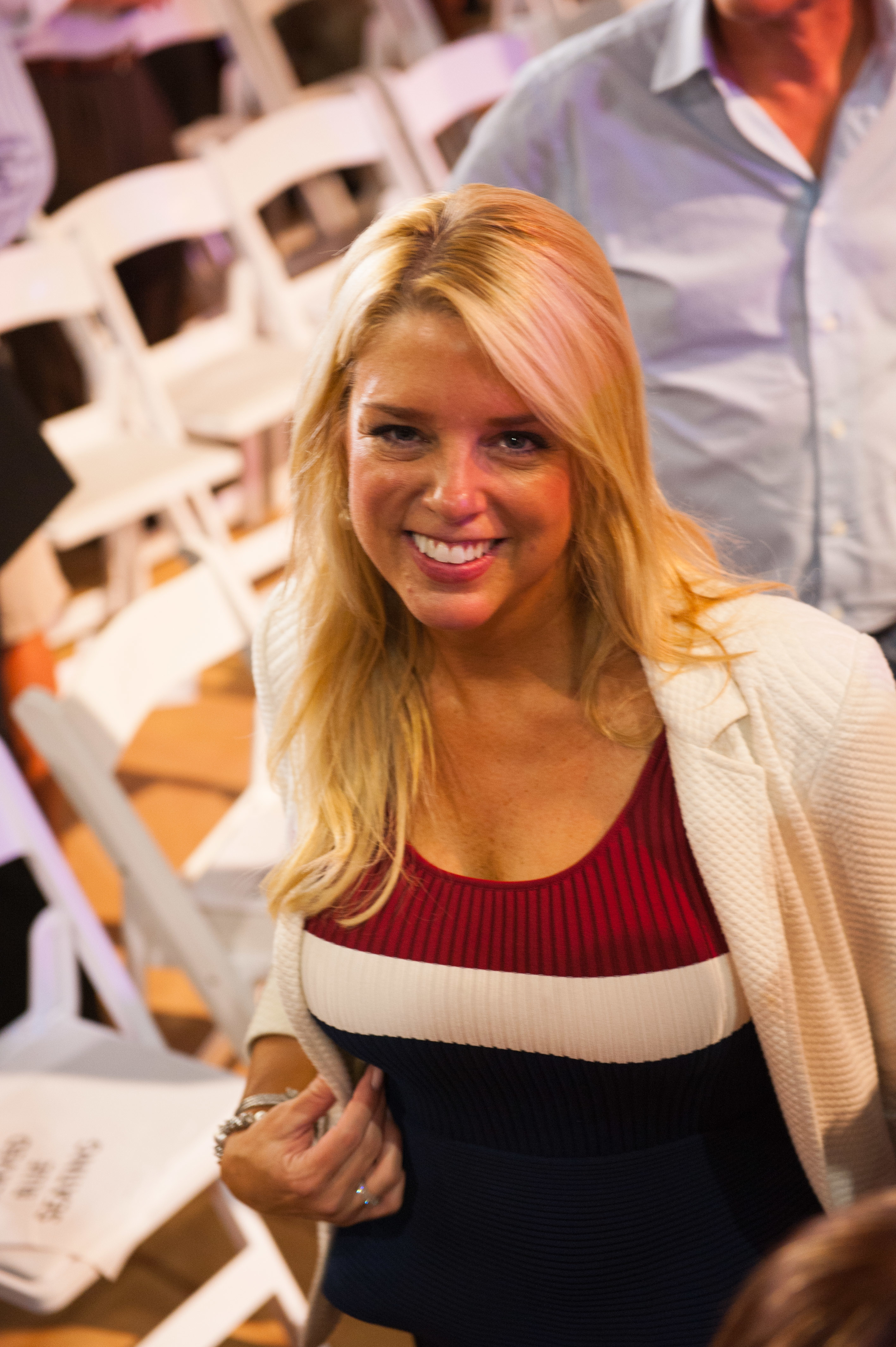 Then–Florida Attorney General Pam Bondi attends Jeb Bush’s 2016 presidential campaign announcement in Miami on June 15, 2015 | Source: Getty Images