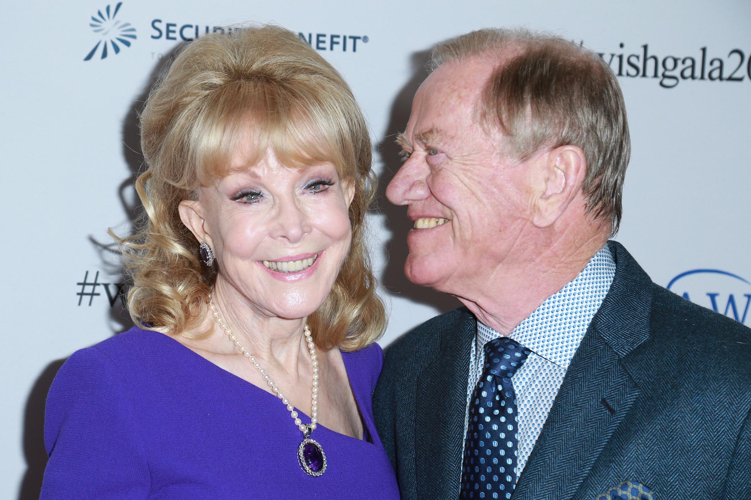 Barbara Eden attends a gala with her husband, Jon Eicholtz, in 2017. By this point, discussions about her appearance had become almost as common online as celebrations of her long career. | Source: Getty Images