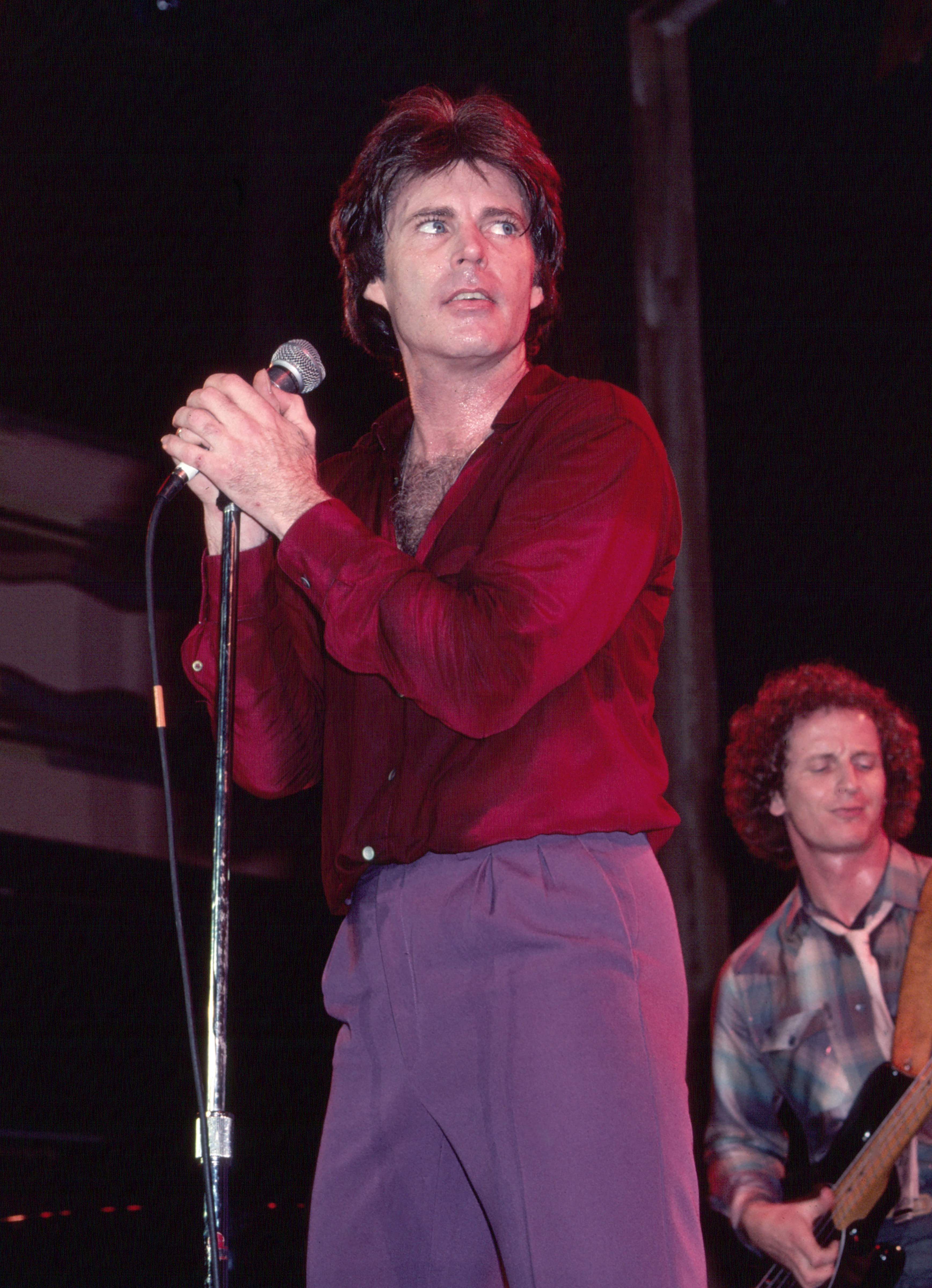 Ricky Nelson during a performance on February 24, 1981, in New York. | Source: Getty Images