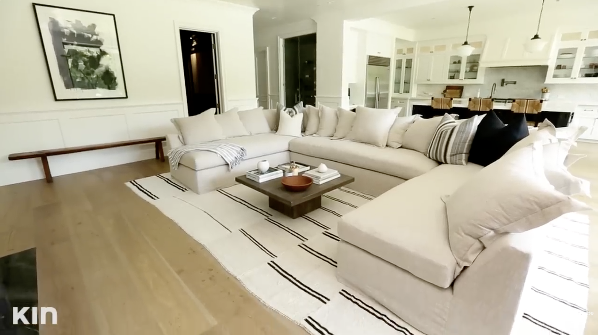 Another view of Tia Mowry's family corner. | Source: YouTube/Tia Mowry's Quick Fix