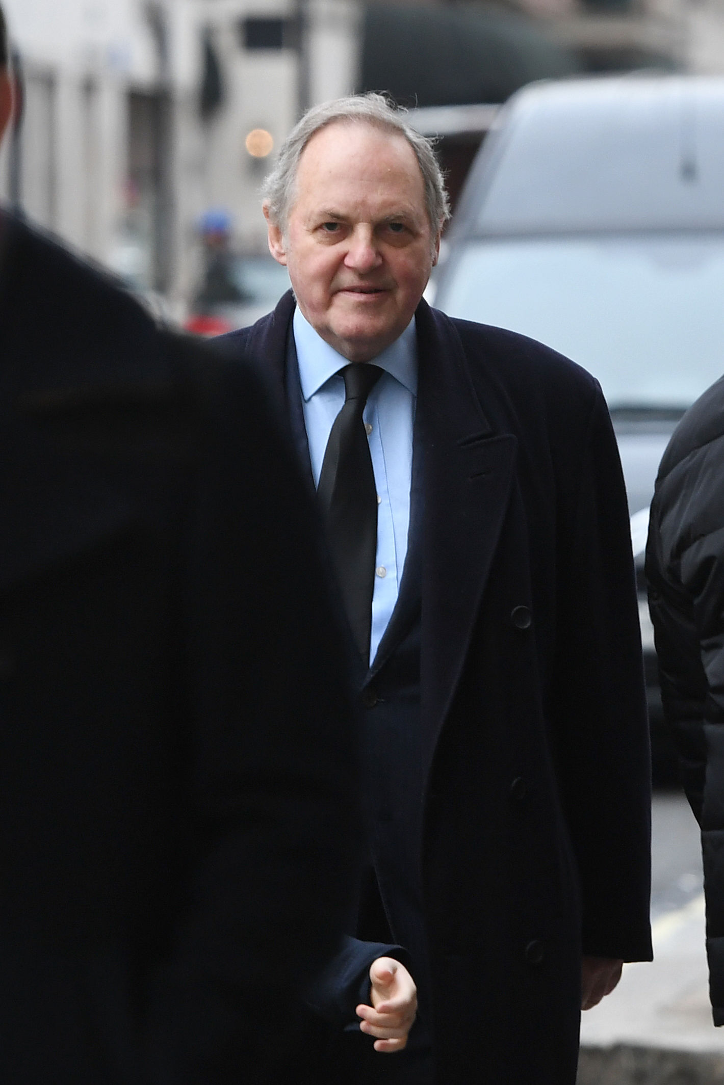 William Legge, the Earl of Dartmouth, at Grosvenor Chapel in London's Mayfair for a memorial service to commemorate the life of Raine Spencer in England in 2016. | Source: Getty Images