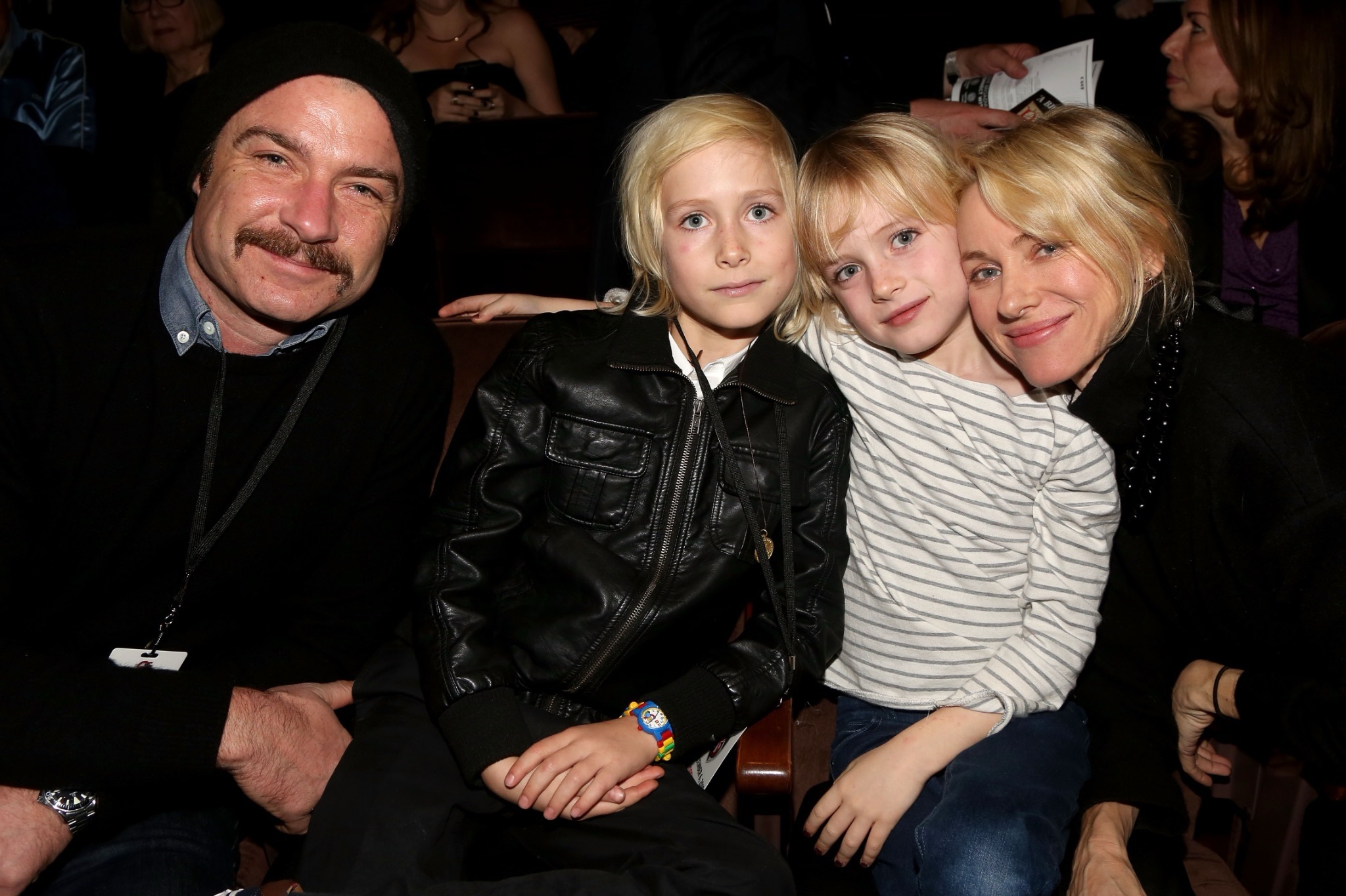 Naomi Watts and Liev Schreiber often brought their sons, Sasha and Kai, to family-friendly events, including fashion shows. Their children later followed in their parents' creative footsteps, exploring acting and modeling. | Source: Getty Images