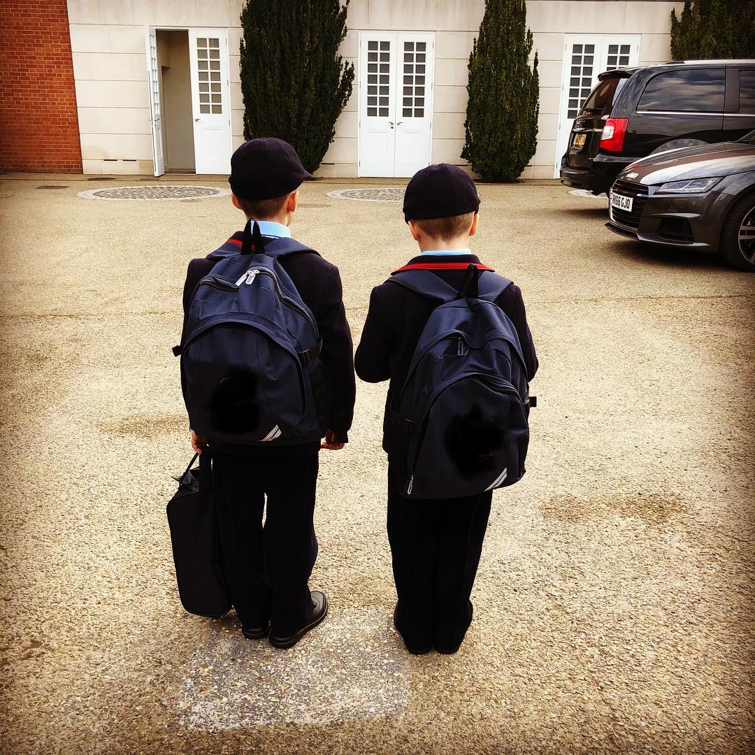 Zachary and Elijah Furnish-John from a post dated September 5, 2018. | Source: Instagram/eltonjohn