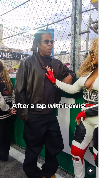 Jay-Z Carter responding after Beyoncé Knowles-Carter asked him how he was feeling. | Source: Instagram/f1