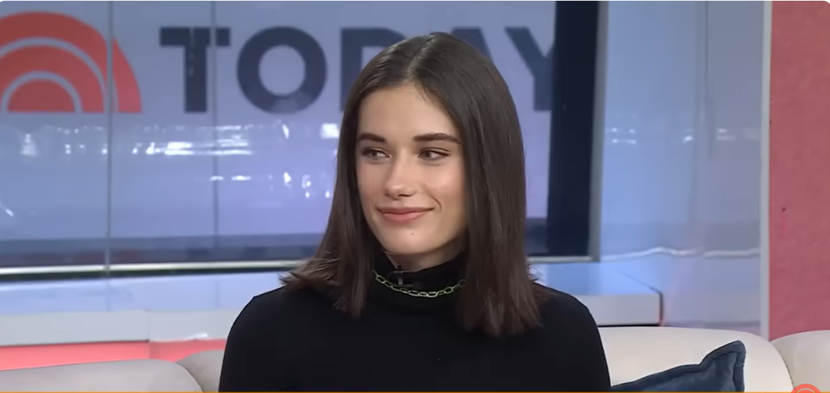 Ella Travolta in an interview, as seen from a video post dated November 8, 2024. | Source: YouTube/Today