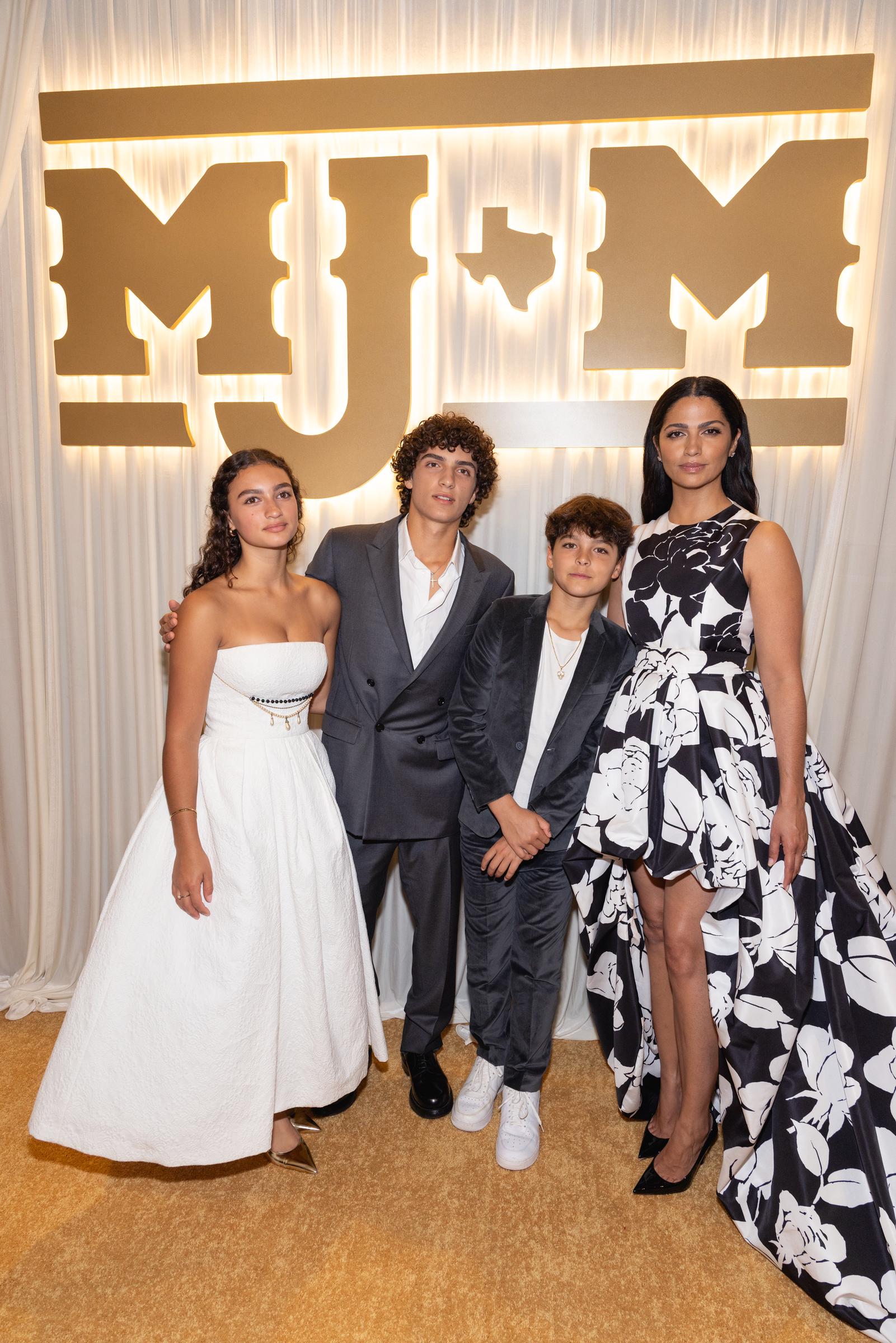 Vida, Levi, Livingston, and Camila McConaughey at the 13th Annual Mack, Jack & McConaughey Gala at ACL Live on April 24, 2025, in Austin, Texas. | Source: Getty Images