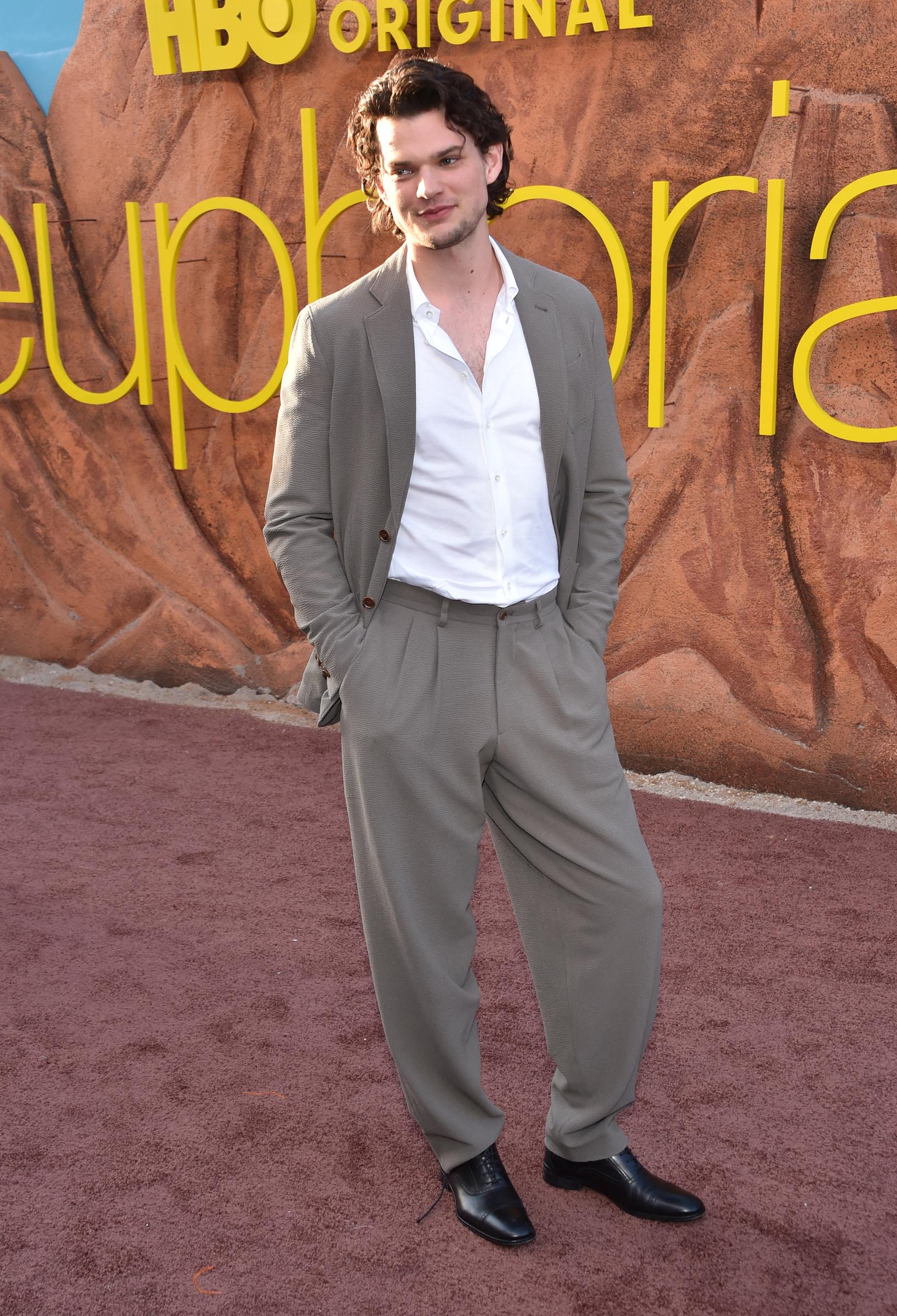 Homer Gere attended the "Euphoria" season three premiere in 2026, the role that sparked viral attention over both his appearance and famous family resemblance.