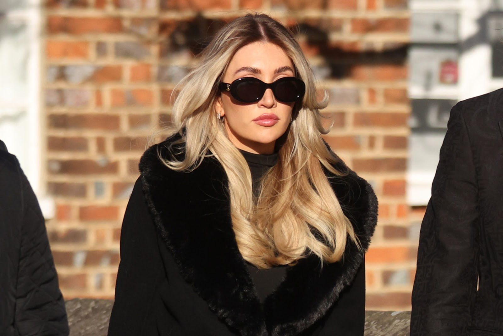 Kate Cassidy at Liam Payne's funeral on November 20, 2024, in Amersham, United Kingdom | Source: Getty Images