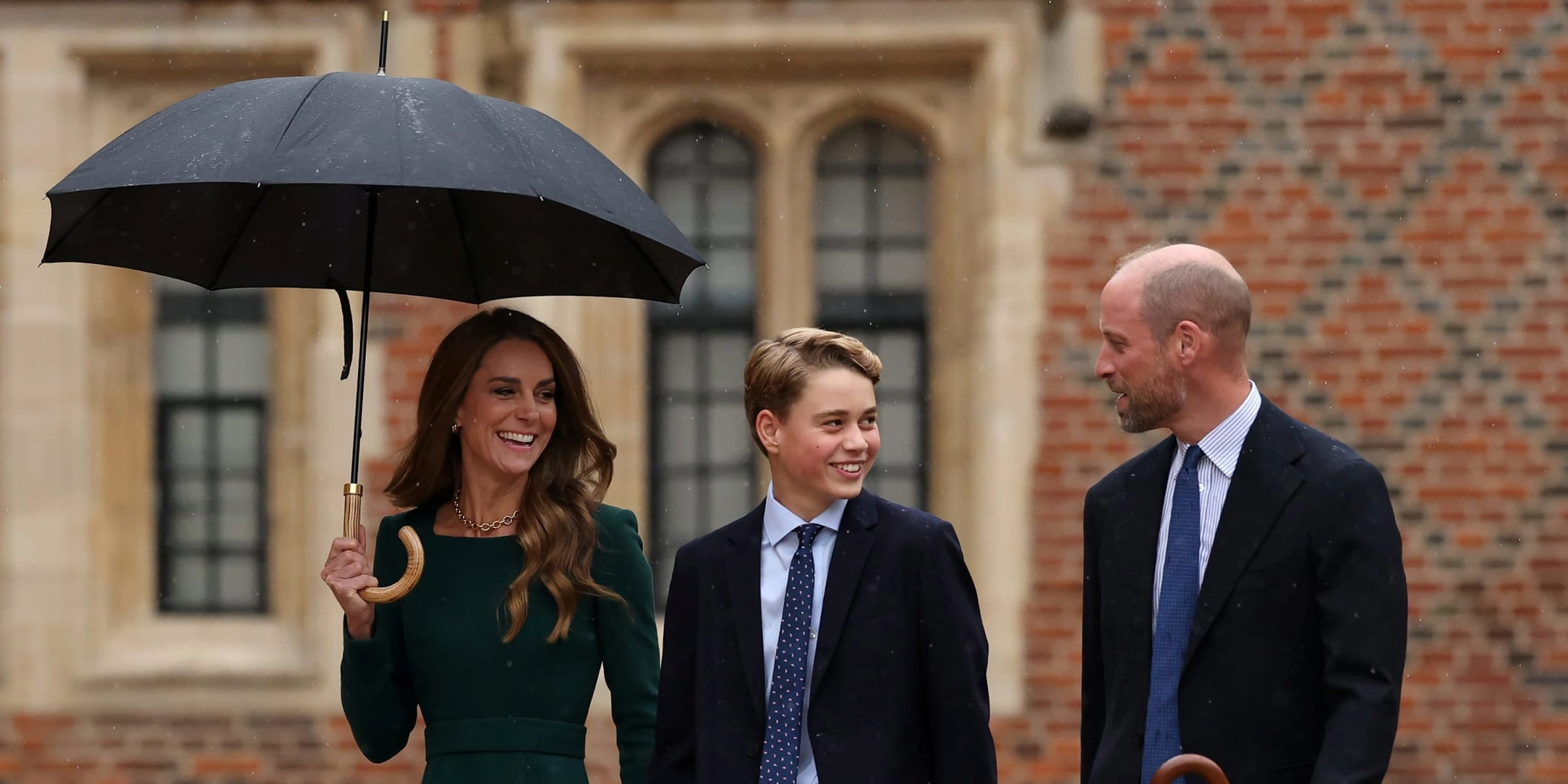 Princess Catherine, Prince George, and Prince William | Source: Getty Images