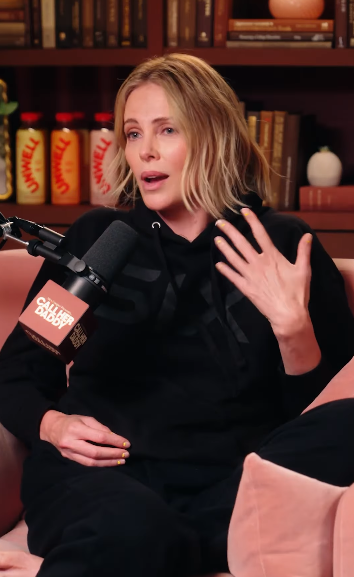 Charlize Theron on the "Call Her Daddy" podcast episode teaser, dated July 1, 2025 | Source: Instagram/callherdaddy