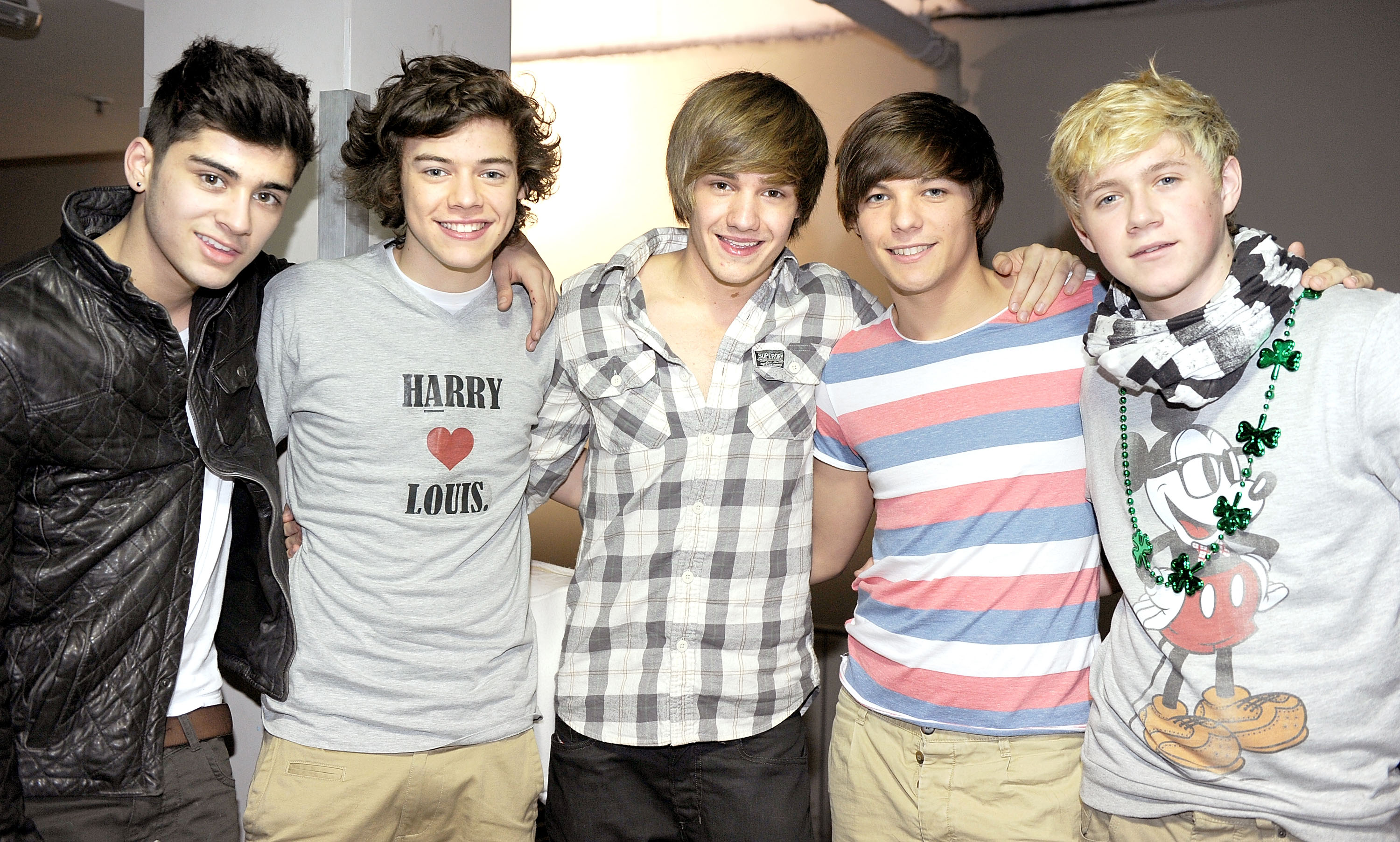 Zayn Malik, Harry Styles, Liam Payne, Louis Tomlinson, and Niall Horan in Manchester, England, on March 7, 2011 | Source: Getty Images