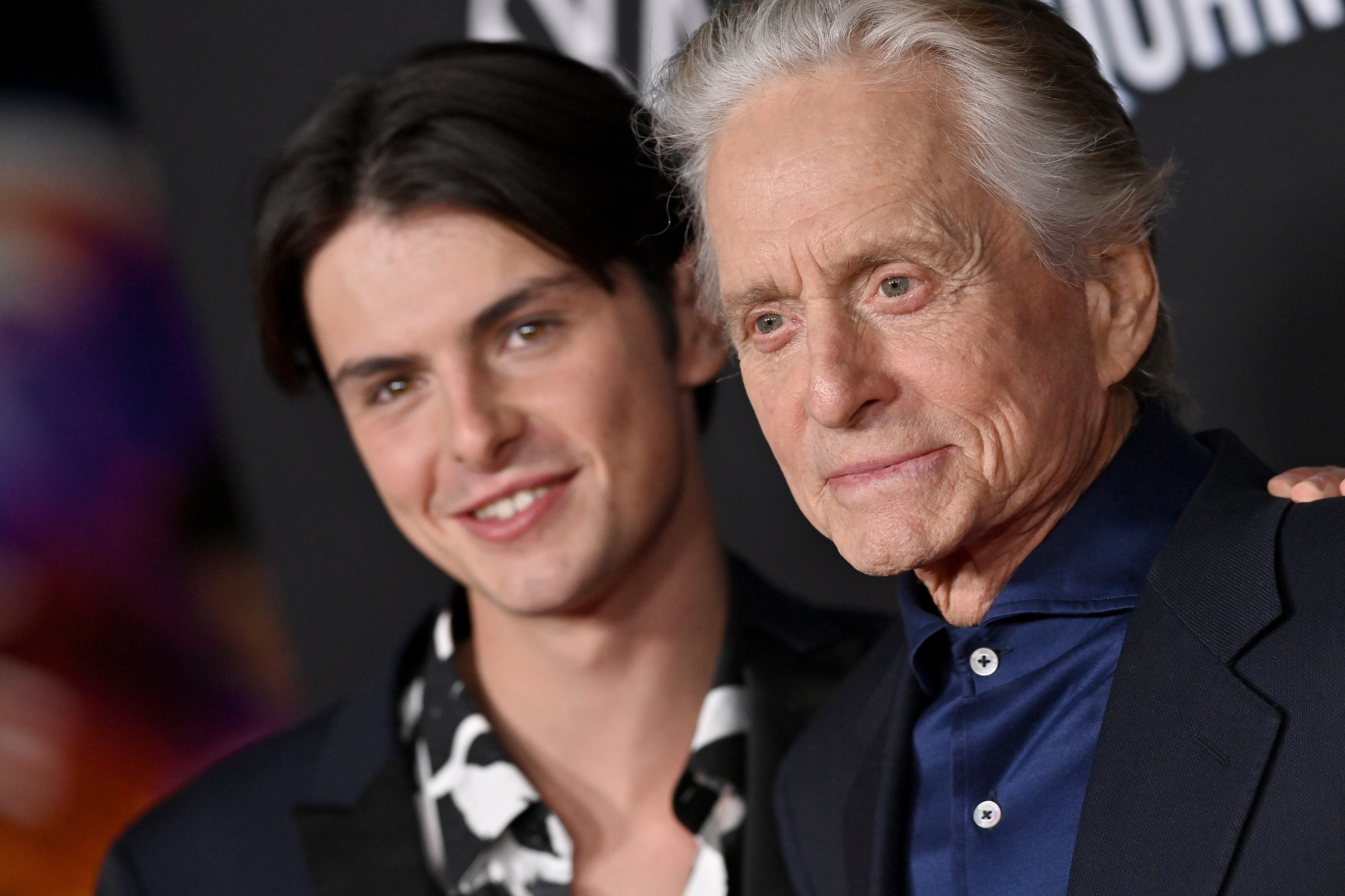 Michael appears with his son Dylan at a Los Angeles premiere in 2023. As Michael reconsidered S’Estaca’s future, keeping the Mallorca estate in the family became an important part of his plans. | Source: Getty Images
