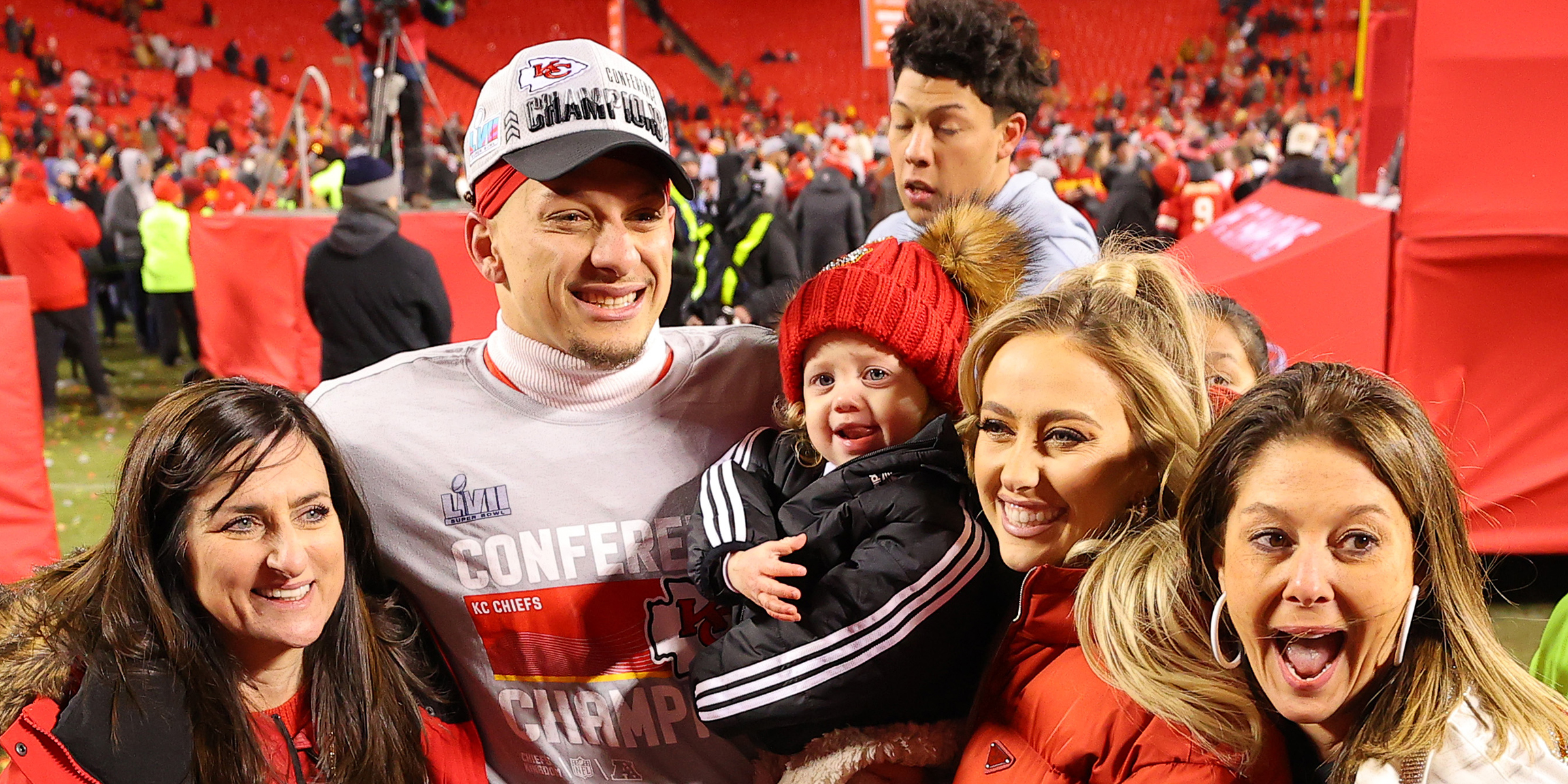 Patrick Mahomes and family | Source: Getty Images