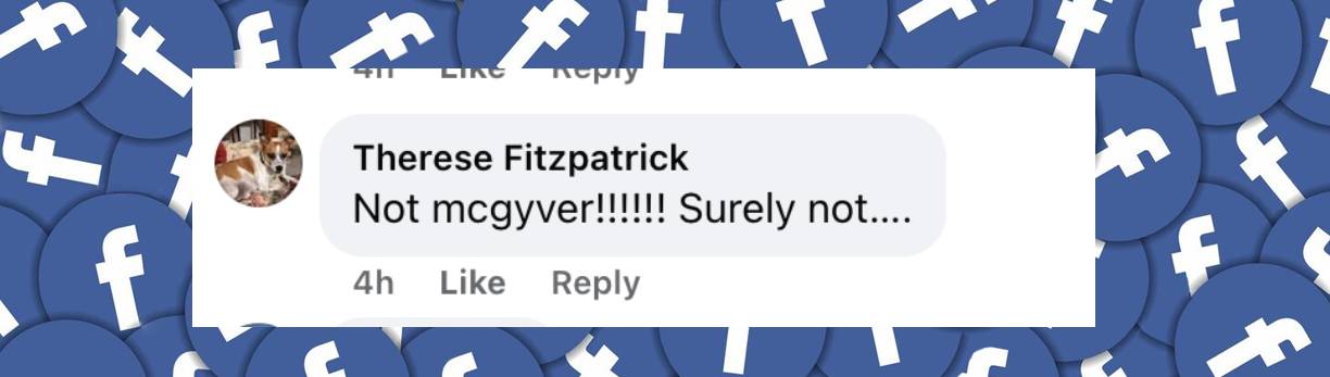 A fan expresses shock over Richard Dean Anderson's appearance, from a post dated April 29, 2025 | Source: Facebook/DailyMail