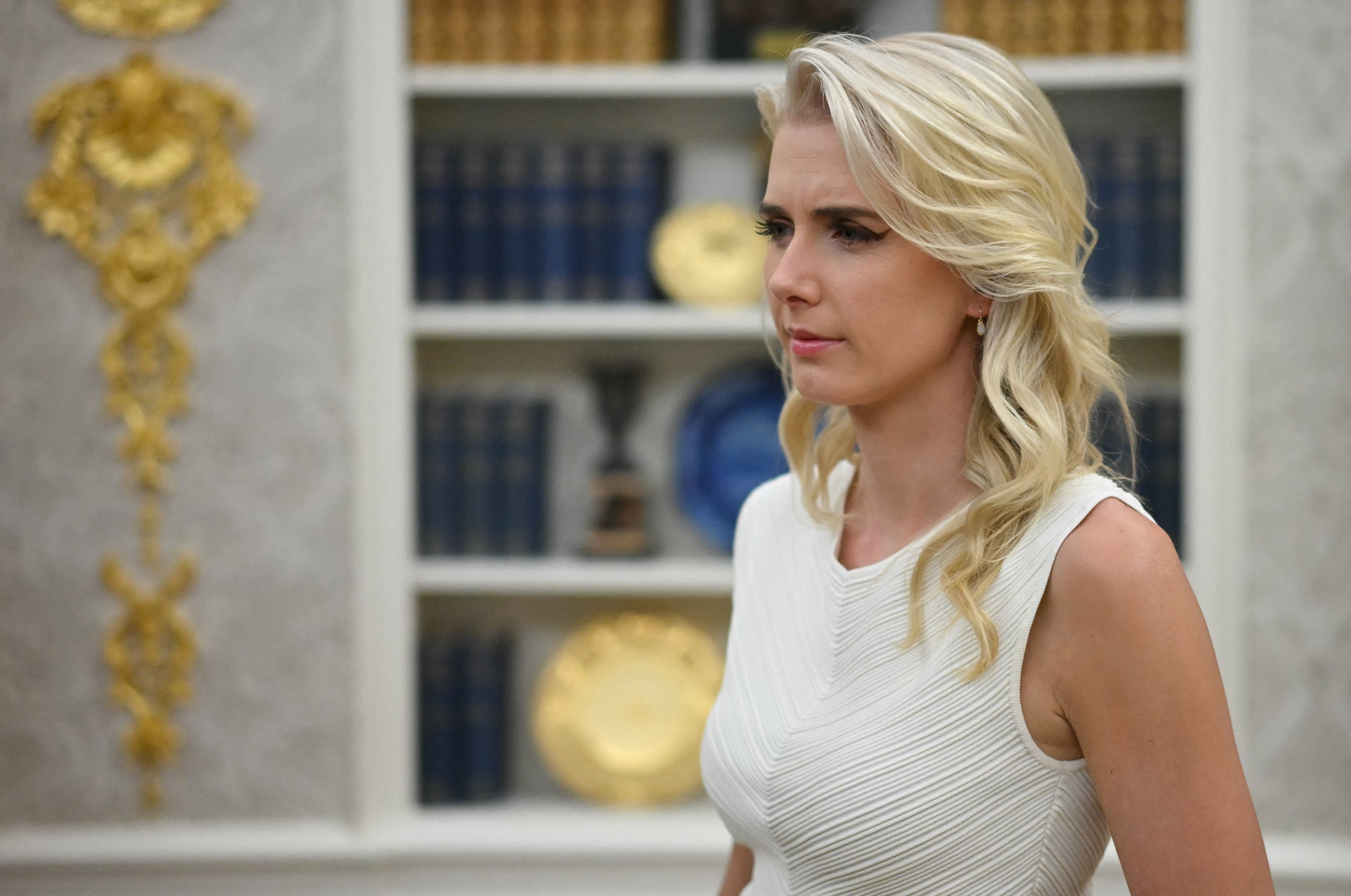 Harp's reported influence grew from campaign-world loyalty into a White House role where she allegedly helped shape the material Trump saw. Books and reports have since painted her as one of the most trusted figures in his orbit. | Source: Getty Images