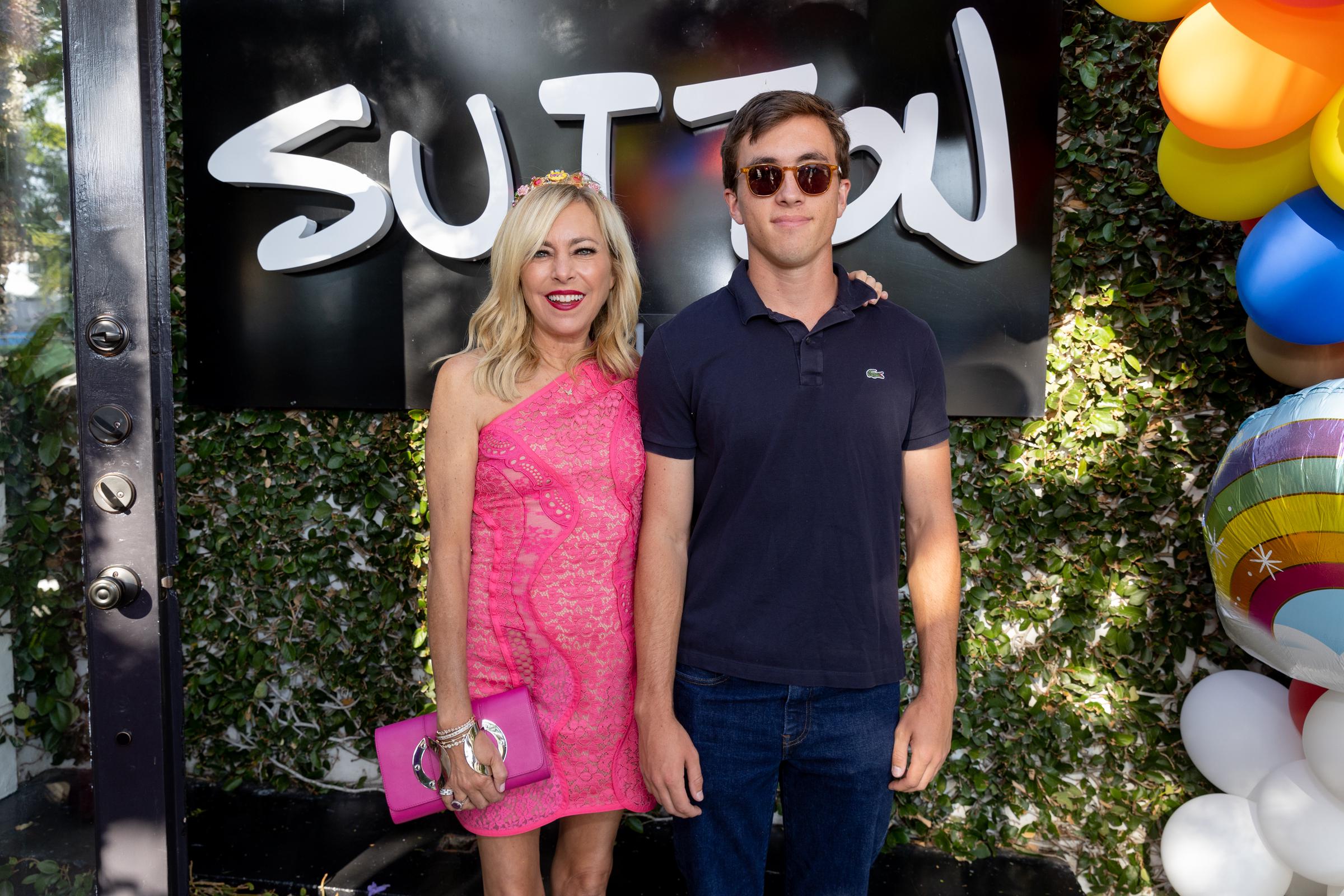 Sutton Stracke and her son Philip attend the 'Real Housewives of Beverly Hills' Sutton Stracke's Pride celebration on June 30, 2022 in West Hollywood, California | Source: Getty Images