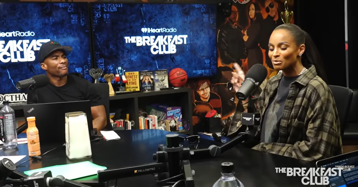 Ciara Wilson is on "The Breakfast Club, as seen in a video post dated August 22, 2025. | Source: YouTube/BreakfastClubPower105.1FM