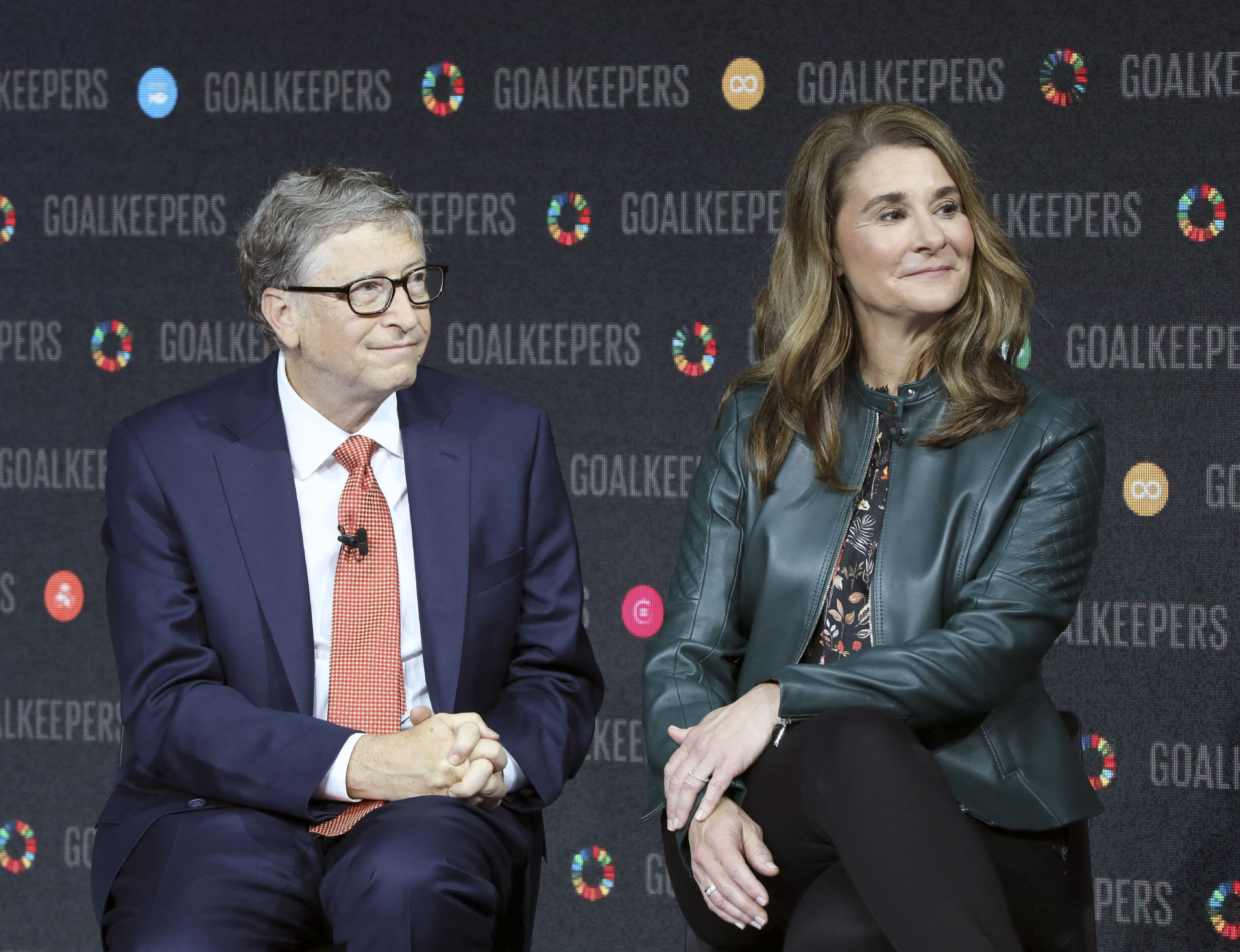 Bill Gates and Melinda Gates introduce the Goalkeepers event at the Lincoln Center on September 26, 2018, in New York City | Source: Getty Images