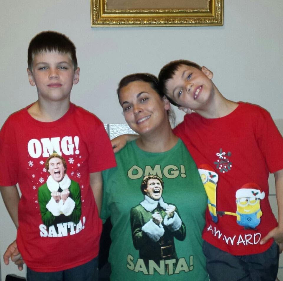 Meghan Metcalf pictured with her twins, Hunter and Austin, seen in a post dated November 2022 | Source: Facebook/meghan.p.metcalf