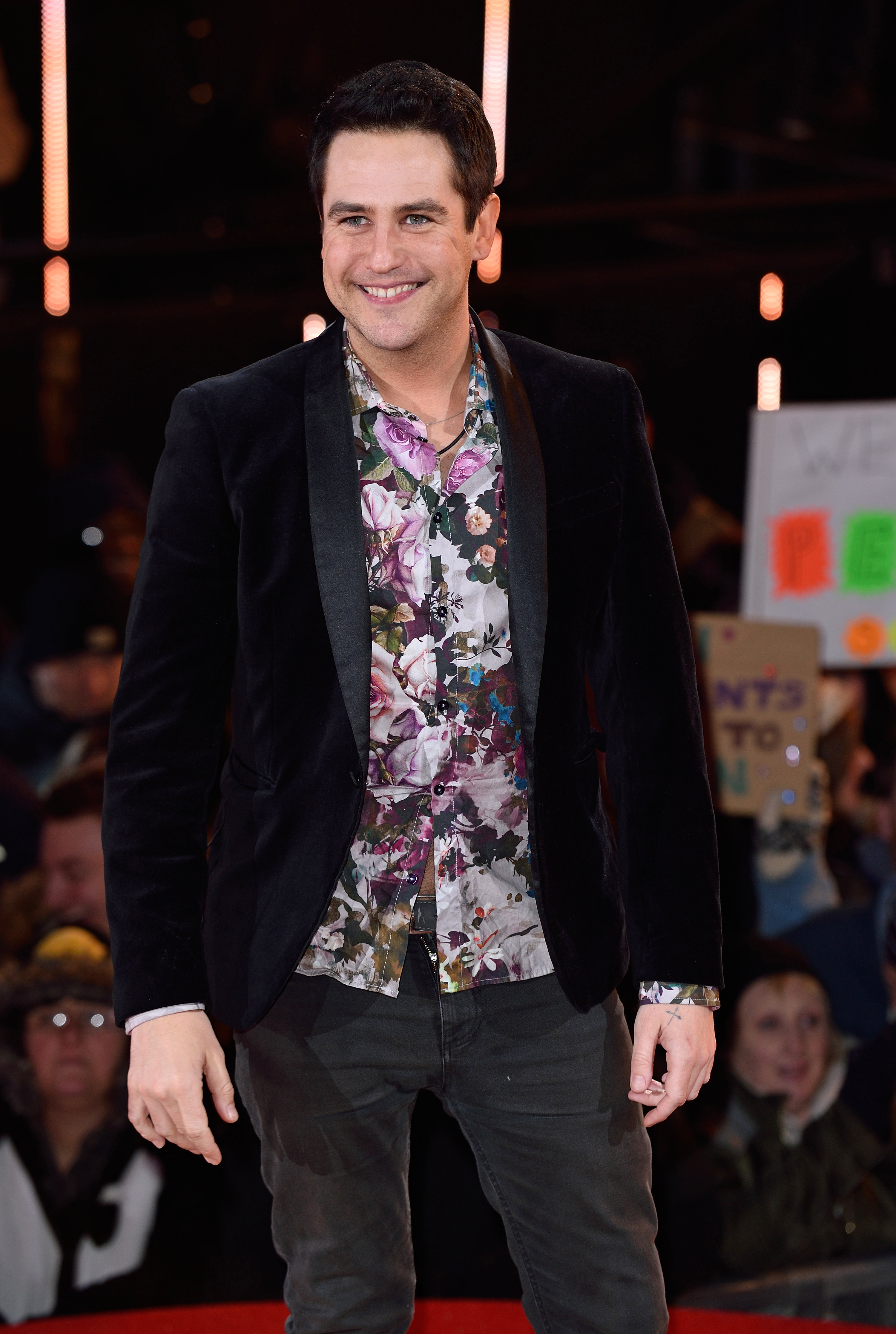 Evicted from the "Celebrity Big Brother" house at Elstree Studios in Borehamwood, England, the singer remains graceful, leaving with a smile on his face and a calm presence that reflects his maturity.