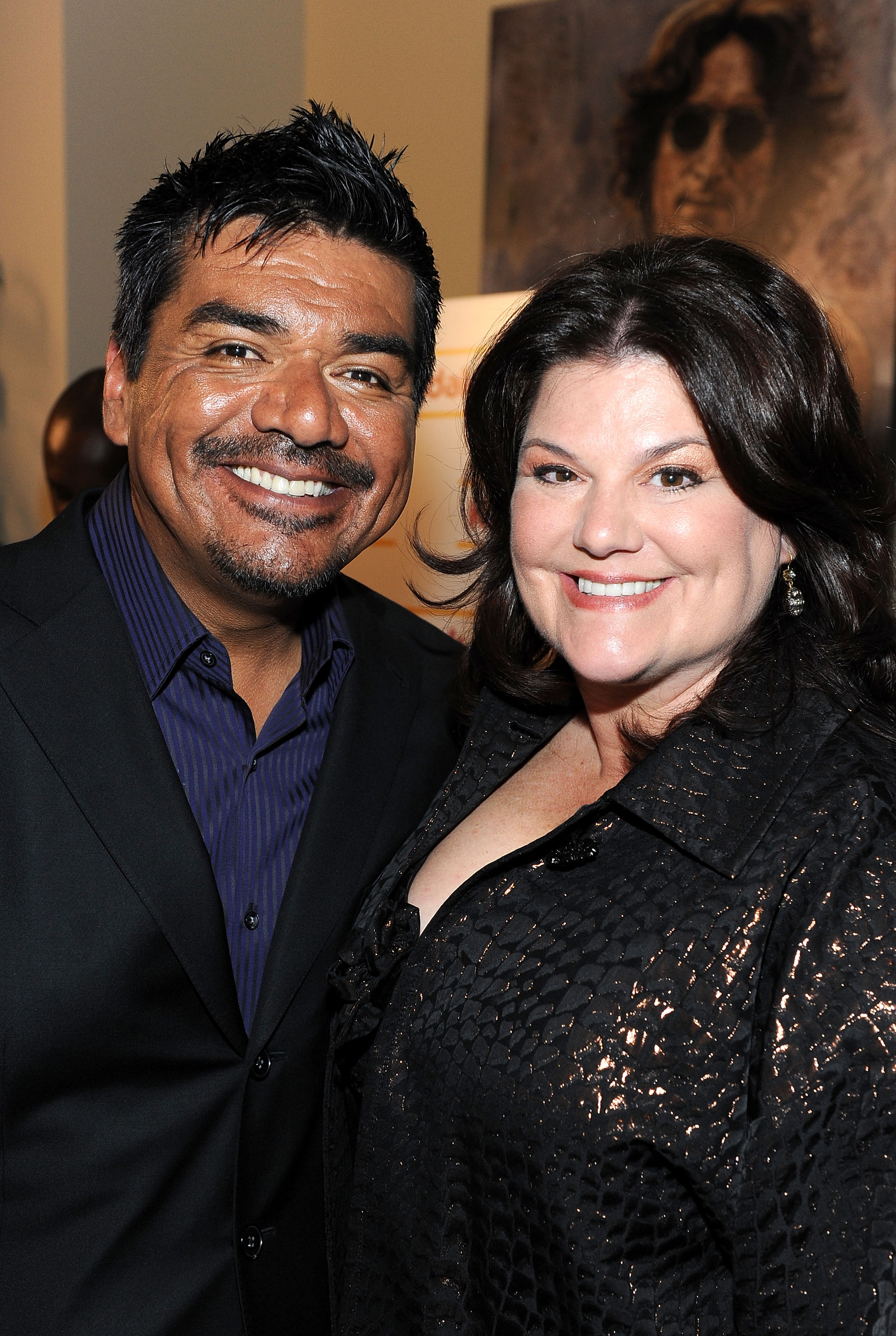 George Lopez and Ann Serrano during the People's Choice Awards 2010 on January 6, 2010, in Los Angeles, California.