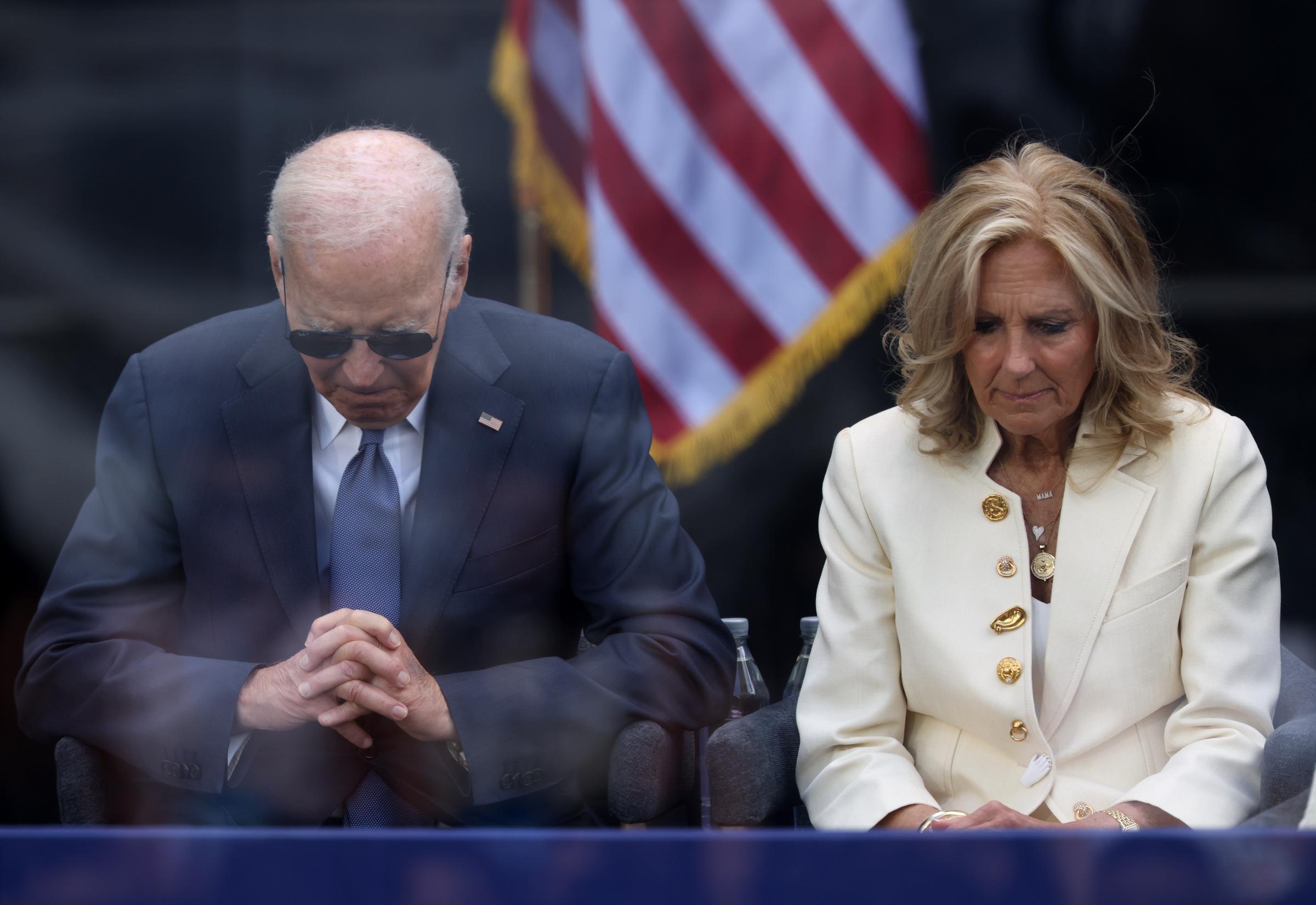 Jill Biden previously acknowledged that cancer and its treatment had made daily life more difficult for her husband, saying he had "slowed down." Hunter's later comments offered an even more sobering update. | Source: Getty Images