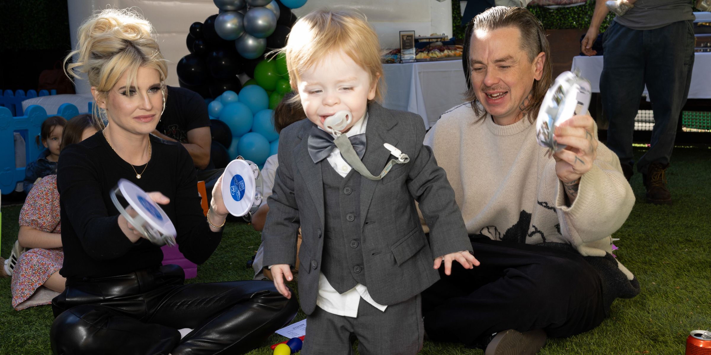 Kelly Osbourne, Sidney Wilson, and Sid Wilson | Source: Getty Images