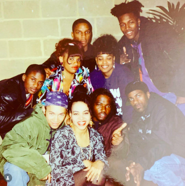 A throwback photo of Flex Alexander posing with Salt N Peppa and others, posted on January 21, 2021. | Source: Instagram/flexaforeal