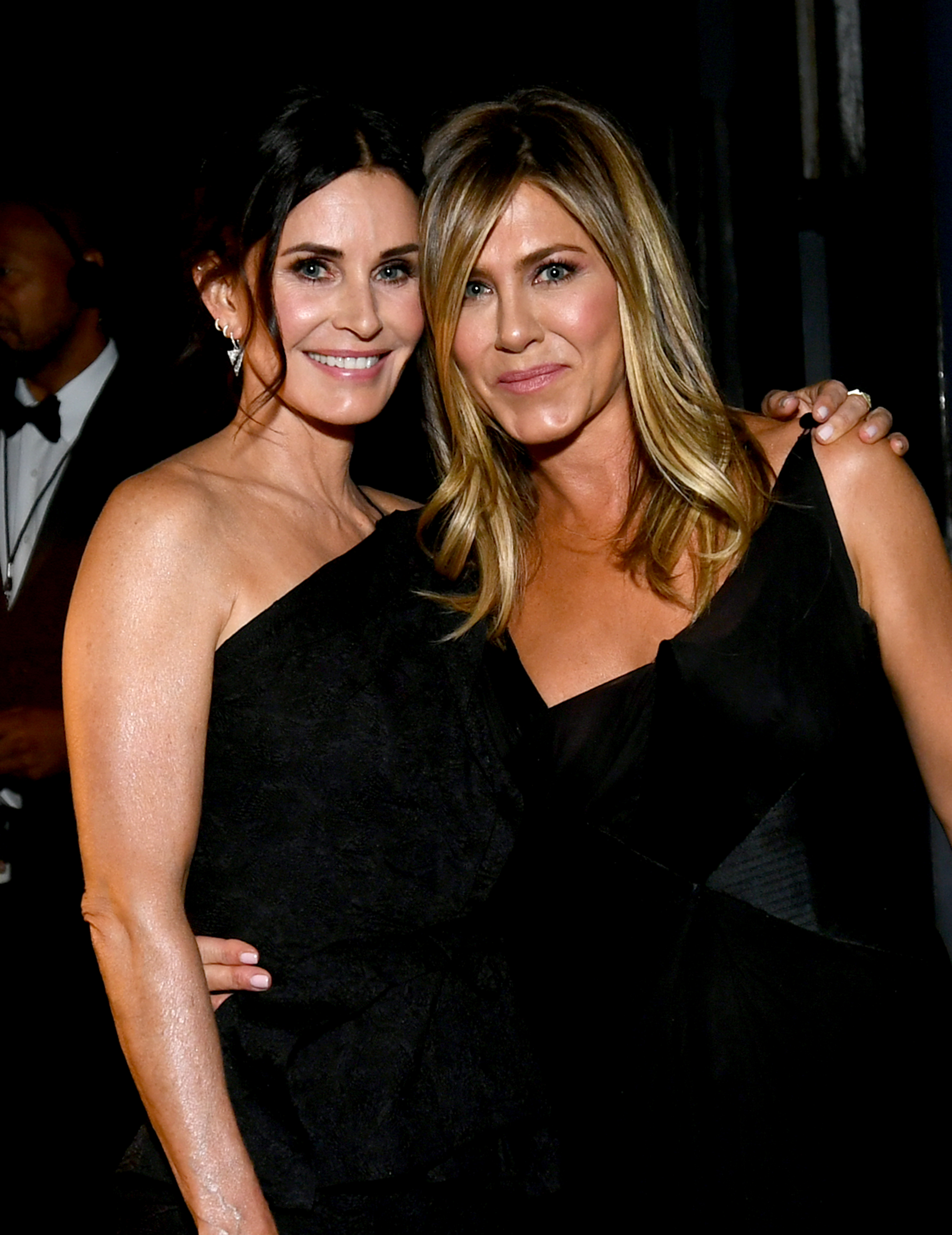 Courteney Cox and Jennifer Aniston at the American Film Institute's 46th Life Achievement Award Gala in Hollywood, California on June 7, 2018. | Source: Getty Images
