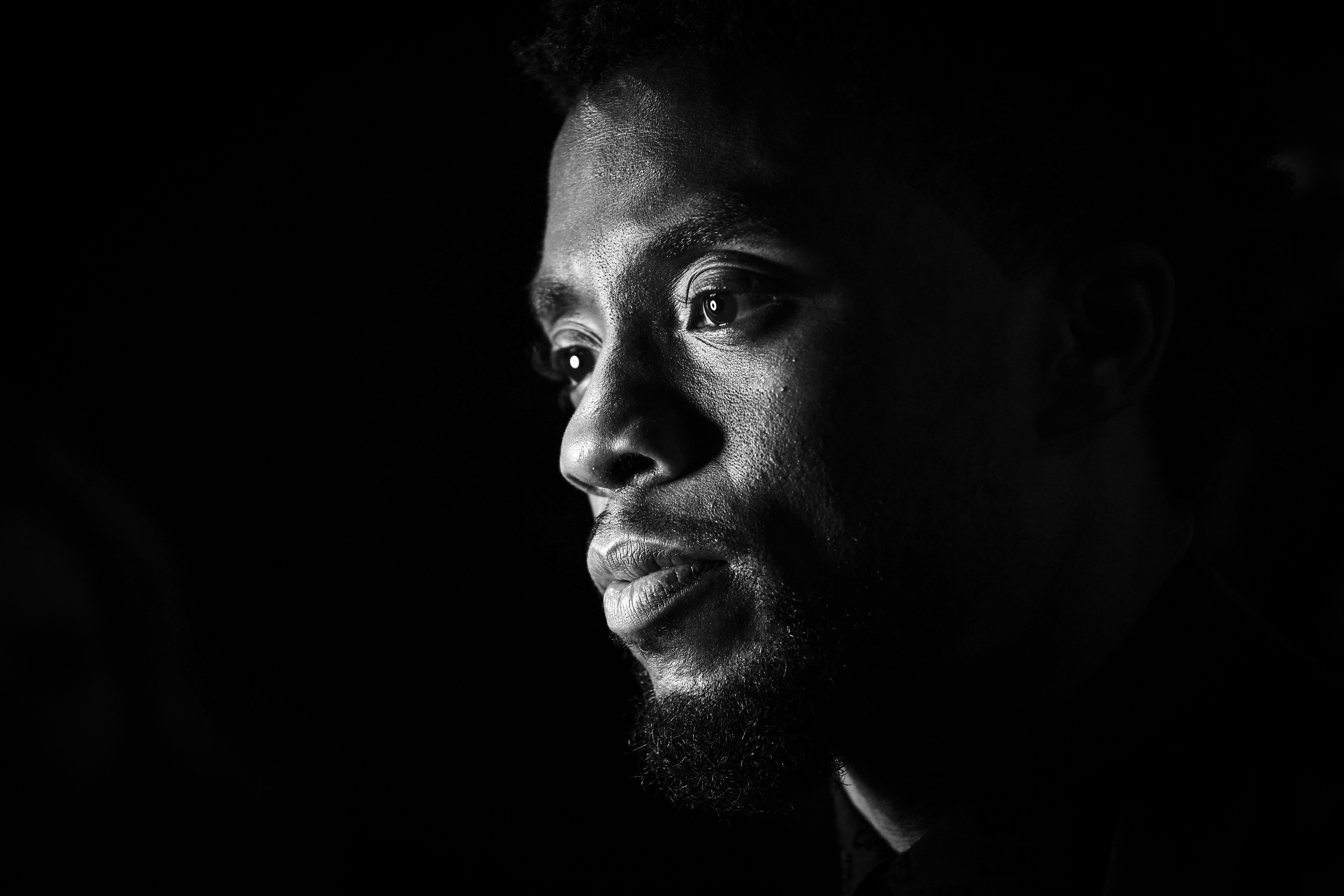 Chadwick Boseman attends the European premiere of Marvel Studios' "Black Panther" at the Eventim Apollo in London, England, on February 8, 2018. | Source: Getty Images