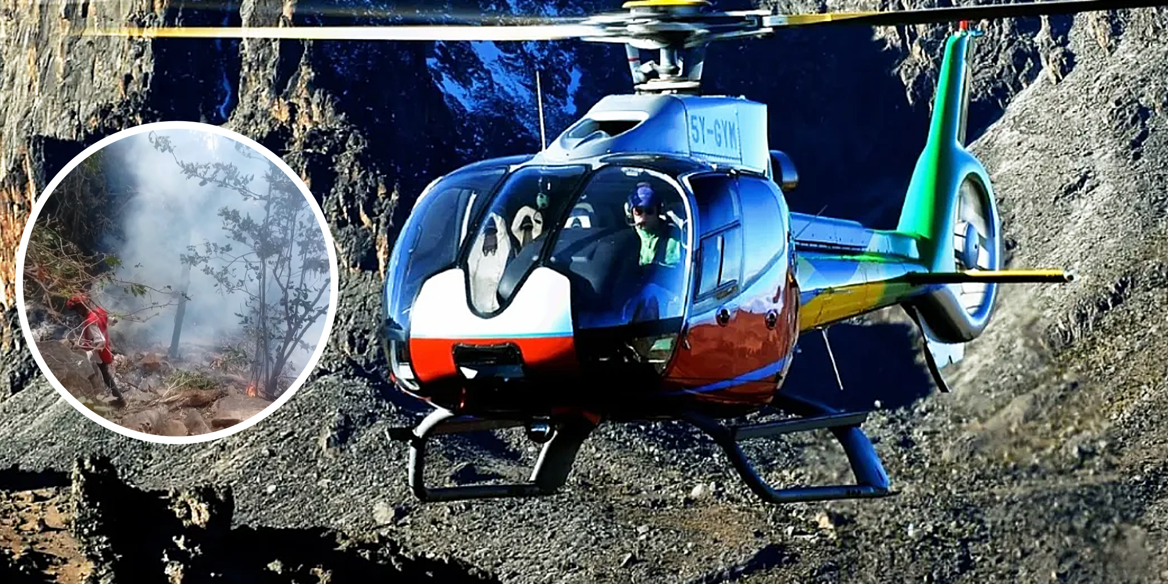 A tragic helicopter crash in Kenya has claimed seven lives | Source: YouTube/@WPLGLocal10 | Instagram/ladylorihelicopters
