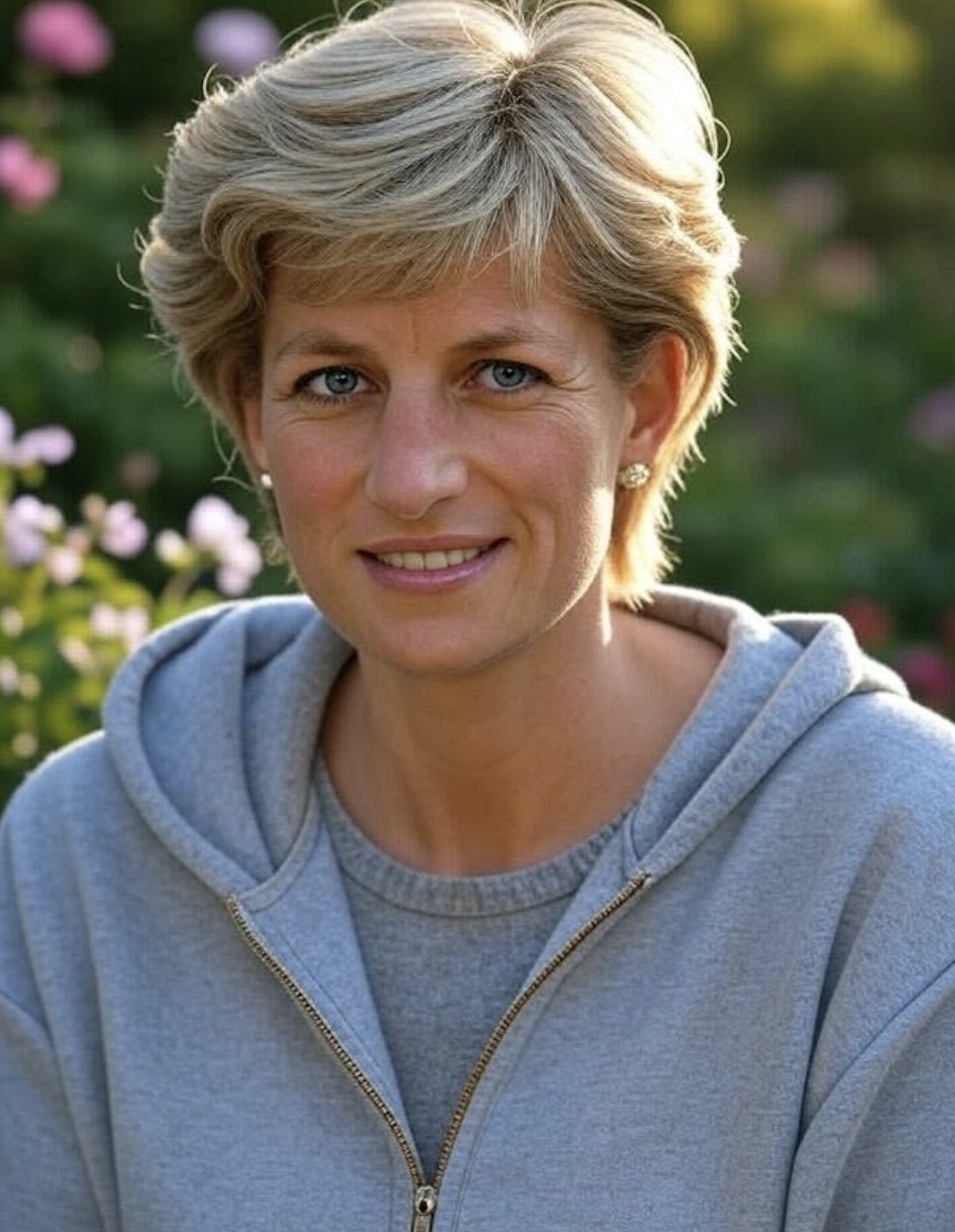 An Al-generated image of what Diana, Princess of Wales, could have looked like today. | Source: Grok