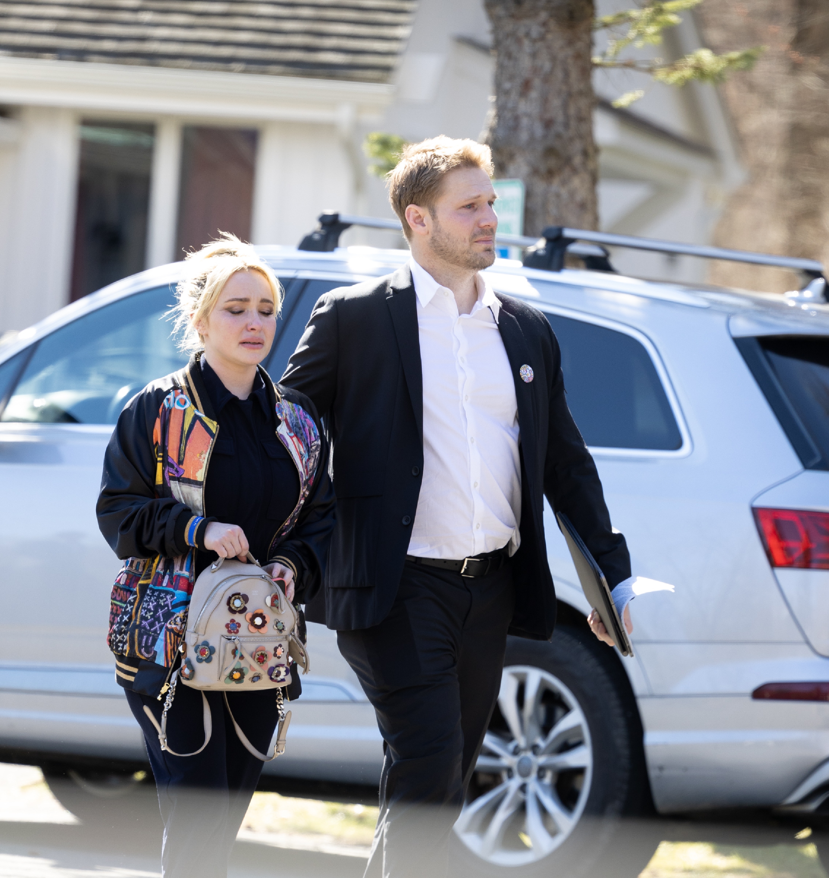 Hayden Panettiere and Brian Hickerson are seen together in 2023. Their relationship later became the subject of renewed attention following reports that the pair had remained romantically involved in private. | Source: Getty Images