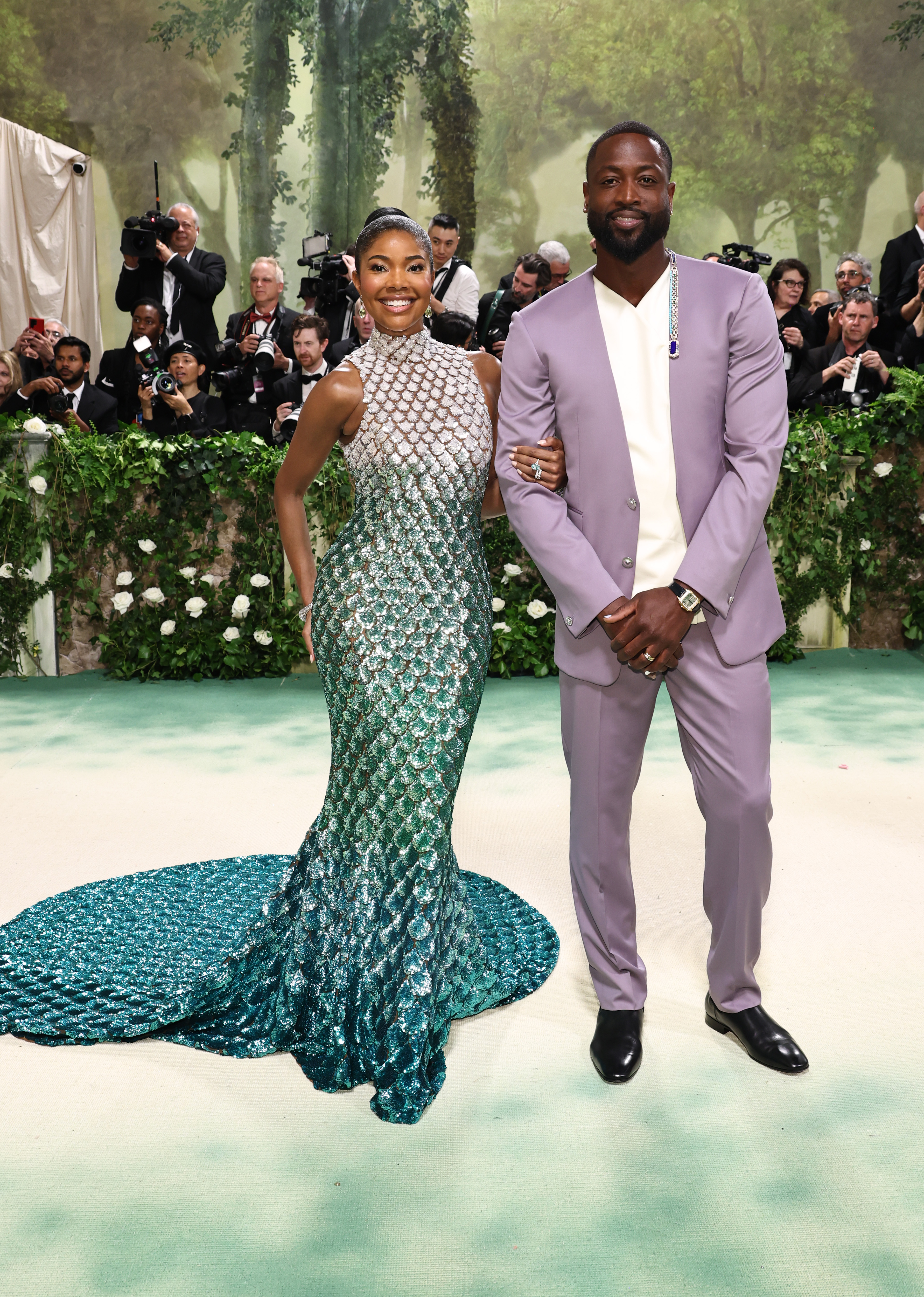 Gabrielle Union and Dwyane Wade at The 2024 Met Gala on May 6 in New York. | Source: Getty Images