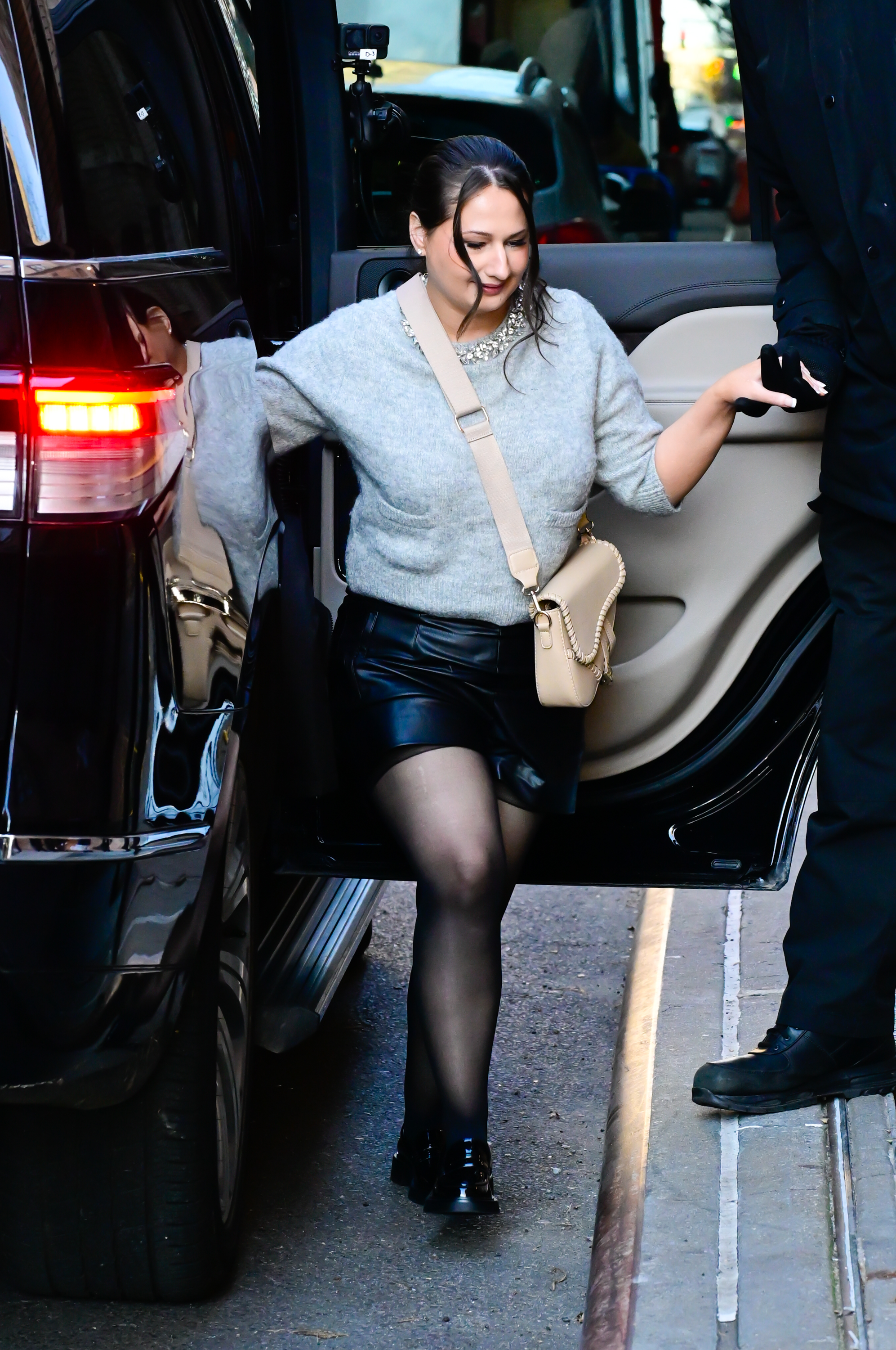 Gypsy Rose Blanchard is seen in midtown in New York City, on January 5, 2024. | Source: Getty Images