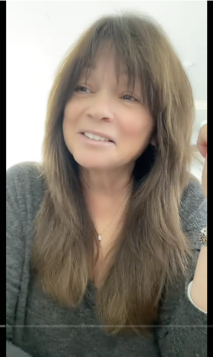 Valerie Bertinelli shares her thoughts on aging in a video dated November 23, 2023 | Source: TikTok/@realwolfiesmom