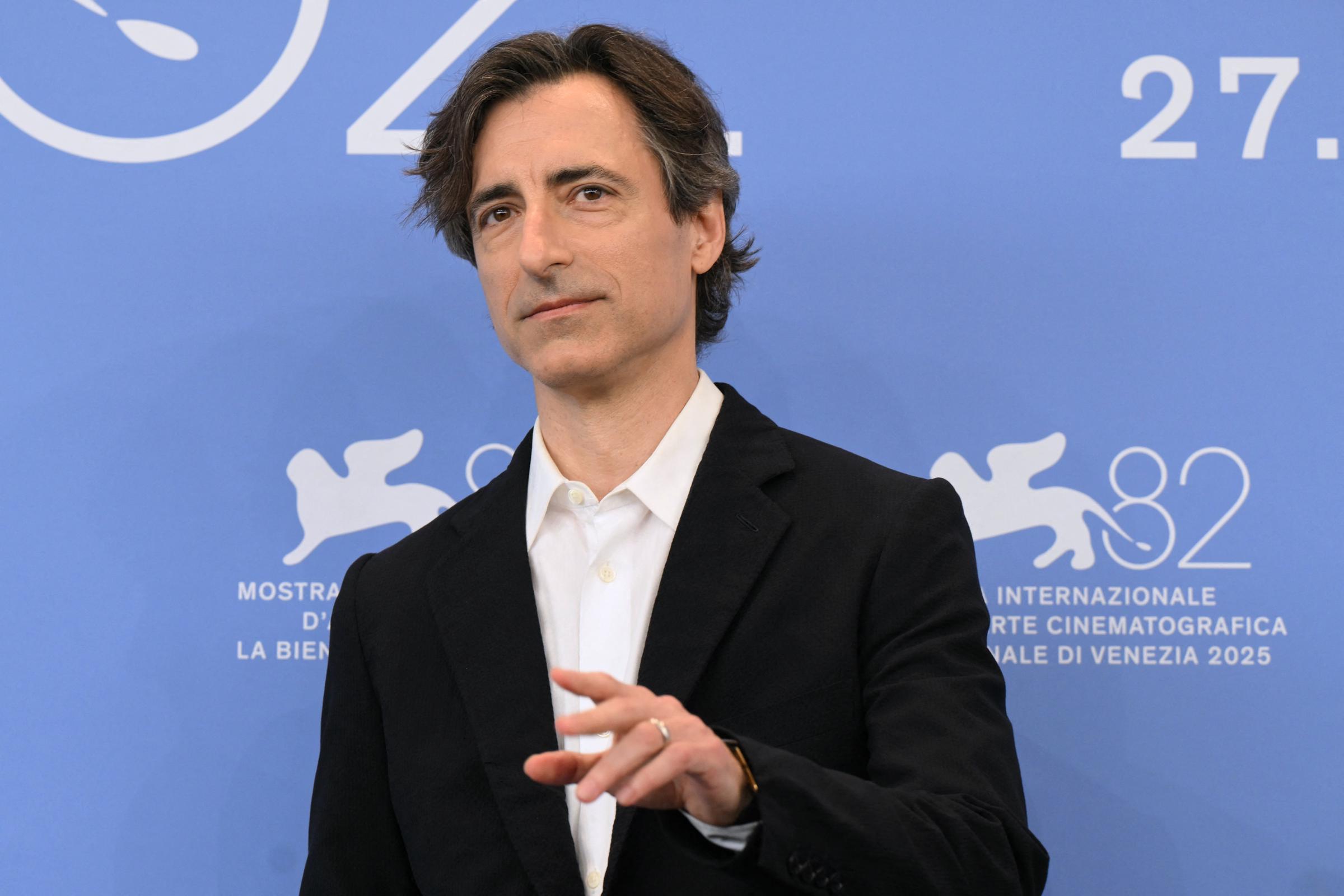Noah Baumbach poses during a photocall for Jay Kelly at the 82nd Venice International Film Festival on August 28, 2025 | Source: Getty Images