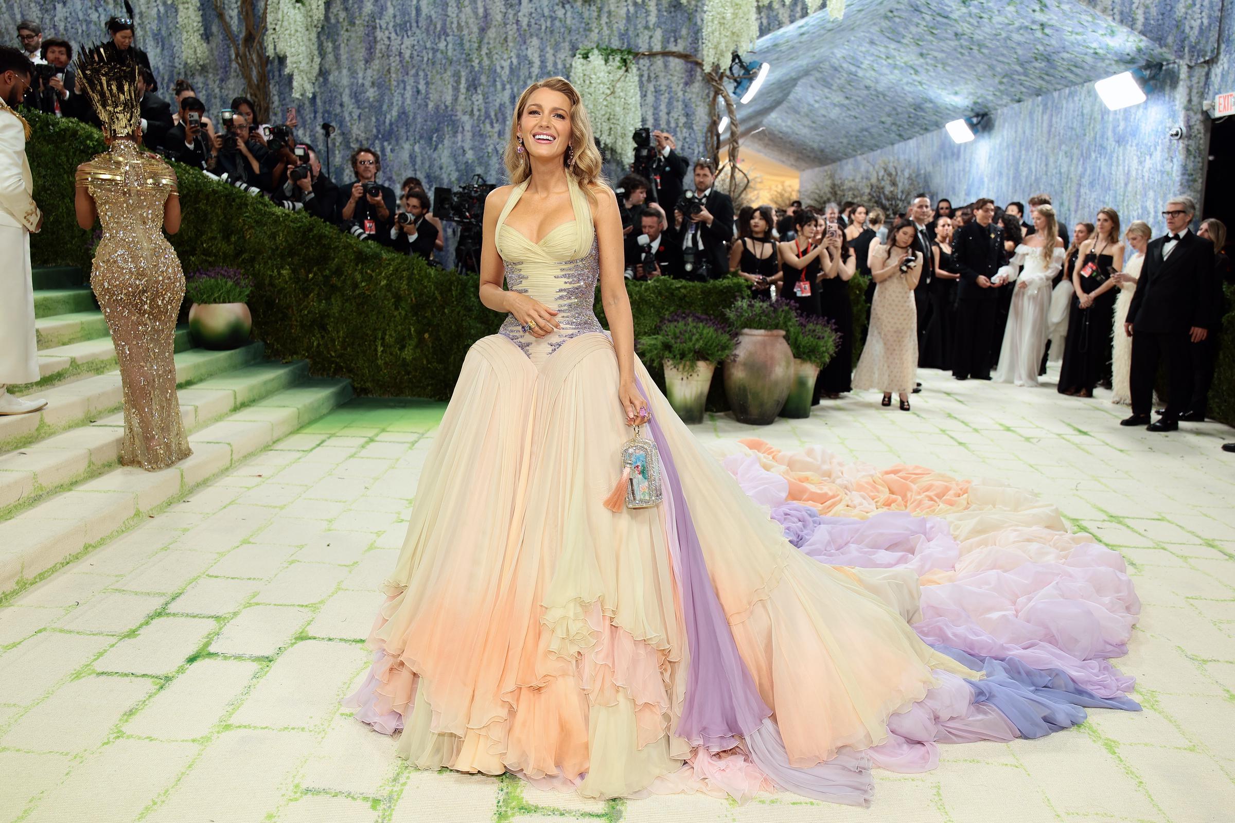 Blake Lively attends the Met Gala celebrating "Costume Art" at The Metropolitan Museum of Art on May 4, 2026, in New York City | Source: Getty Images
