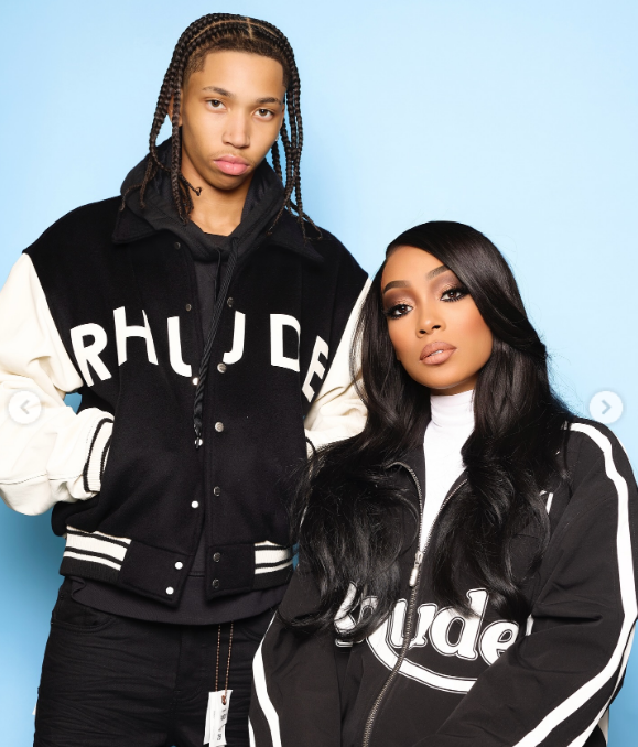 Monica and her son, Romelo Hill, in matching jackets, from a post dated January 13, 2026 | Source: Instagram/monicadenise