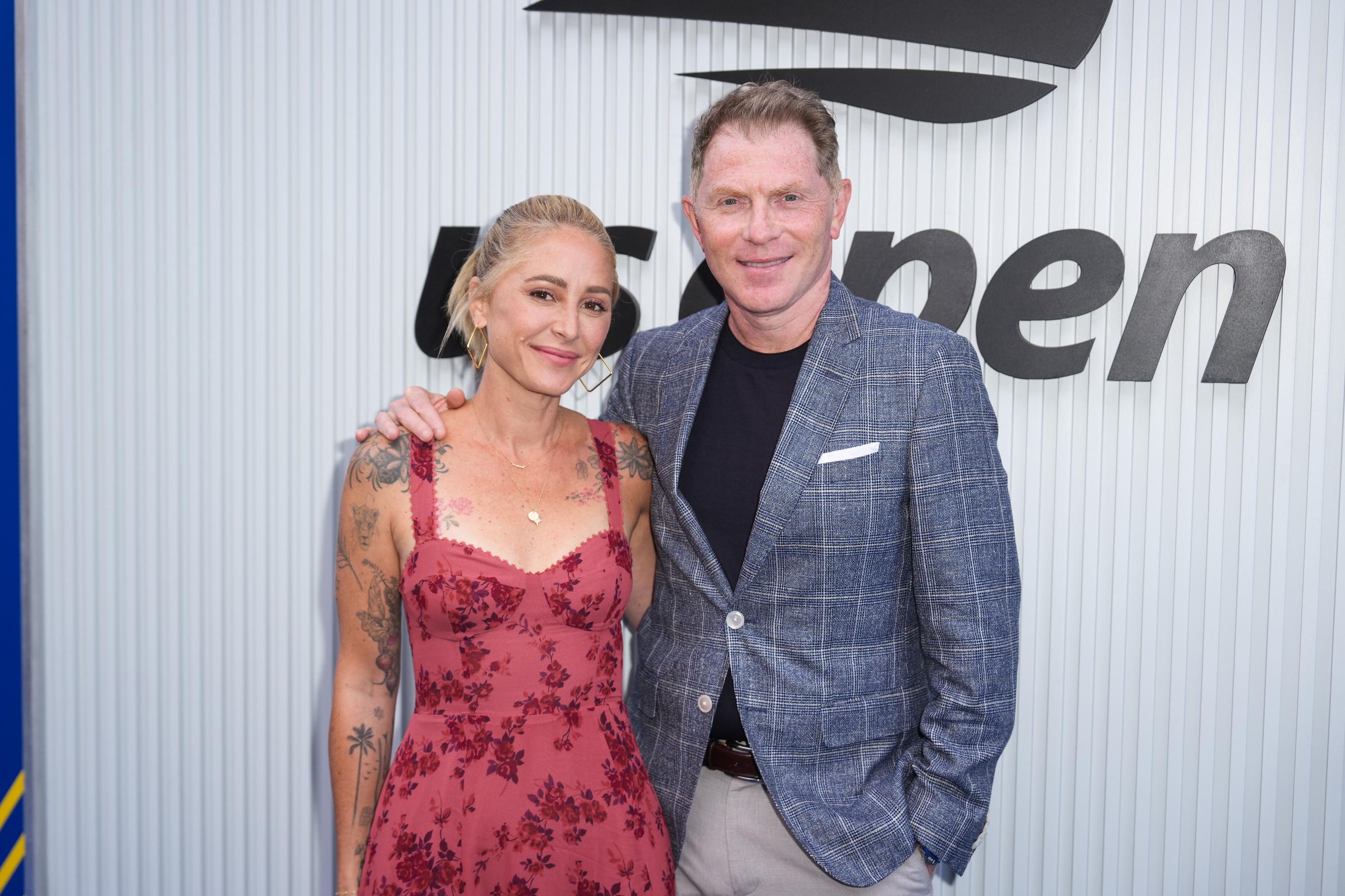 Brooke Williamson and Bobby Flay attend the 2025 US Open Tennis Championships at USTA Billie Jean King National Tennis Center in New York City on September 4 | Source: Getty Images