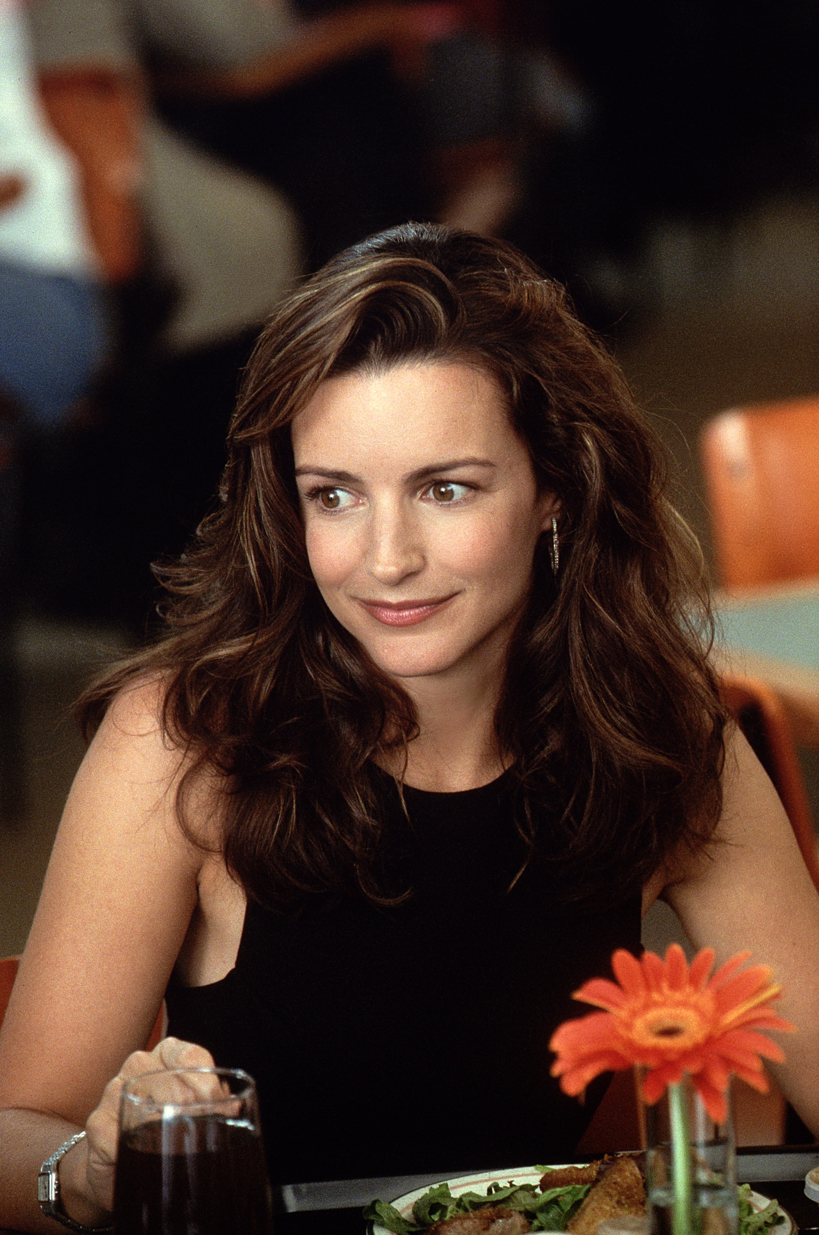 Kristin Davis on the set of "Sex And The City," in 2001. | Source: Getty Images