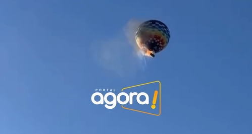Hot-air balloon catches fire mid-flight on June 21, 2025 | Source: Instagram/portal_agora