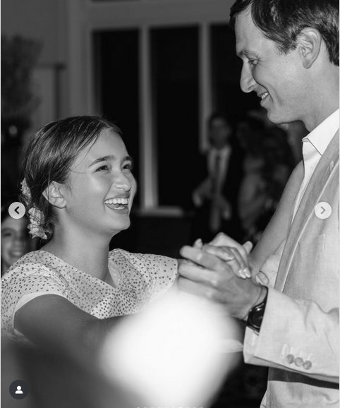 Arabella Rose dances with Jared Kushner, from a post dated June 13, 2023 | Source: Instagram/ivankatrump